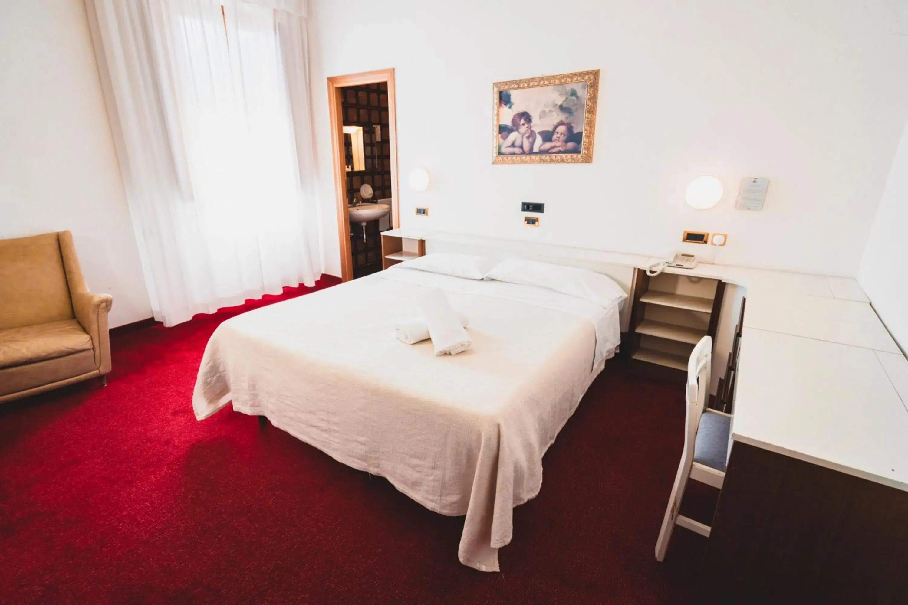 Bed in Grand Hotel Milano