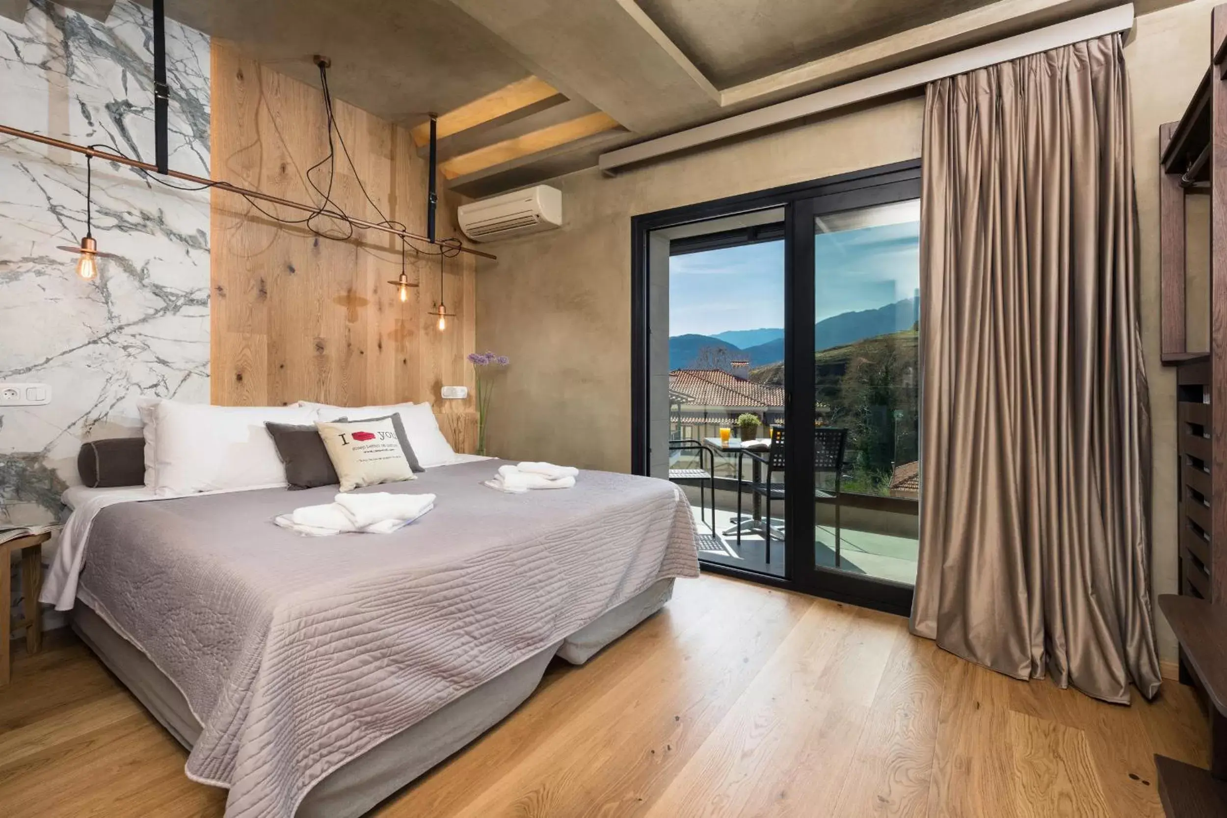 The Superior Room Meteora View in Tsikeli Boutique Hotel Meteora - Adults Friendly