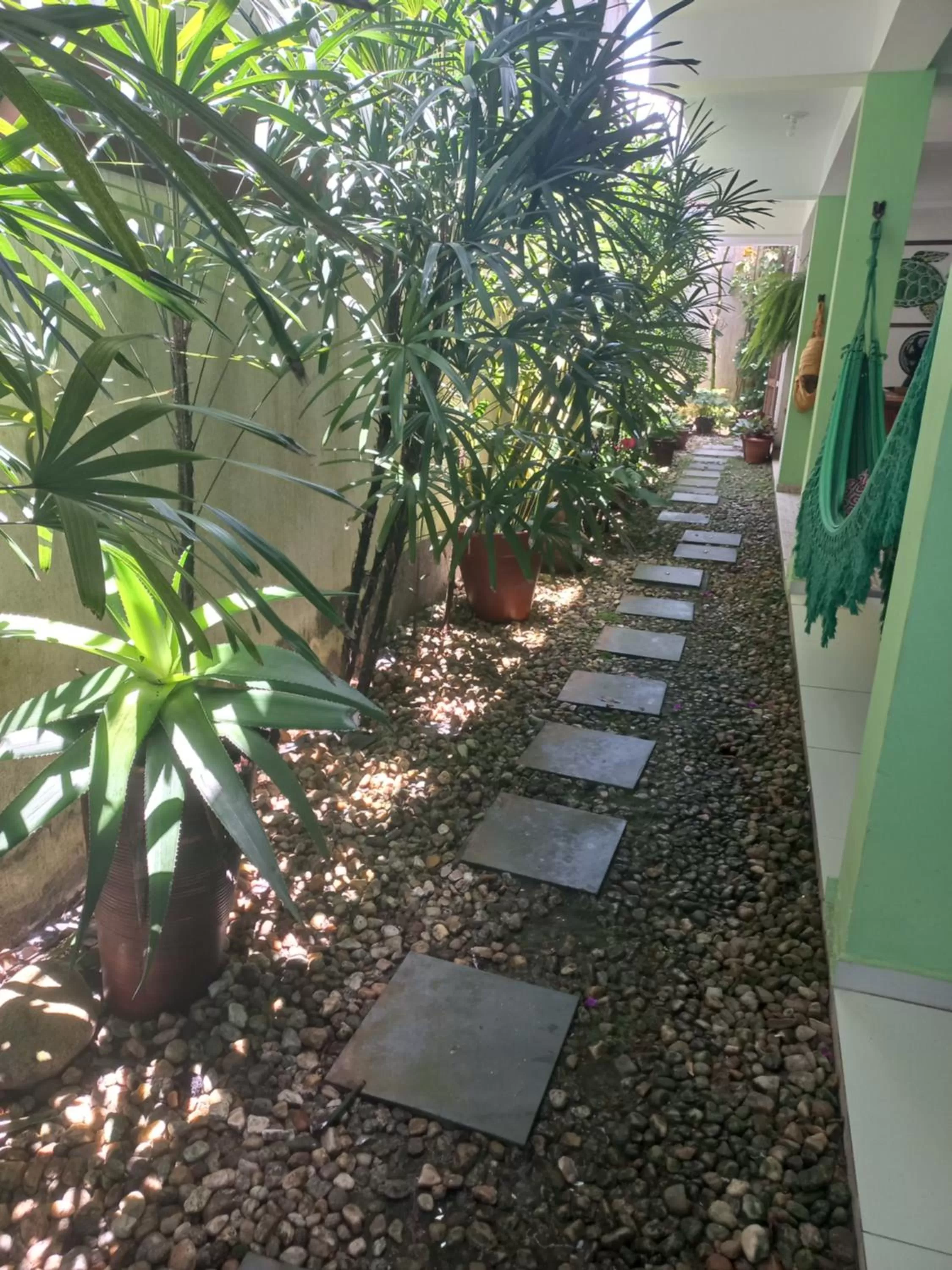 Garden in Pousada Char