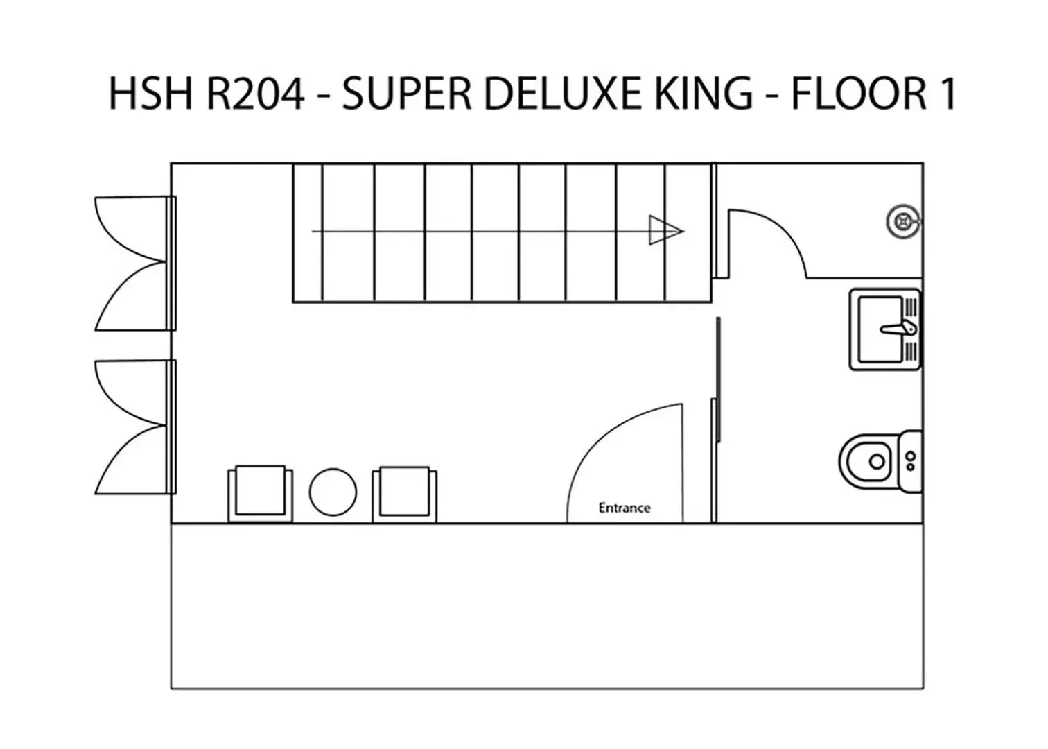 Floor Plan in Heeren Straits Hotel