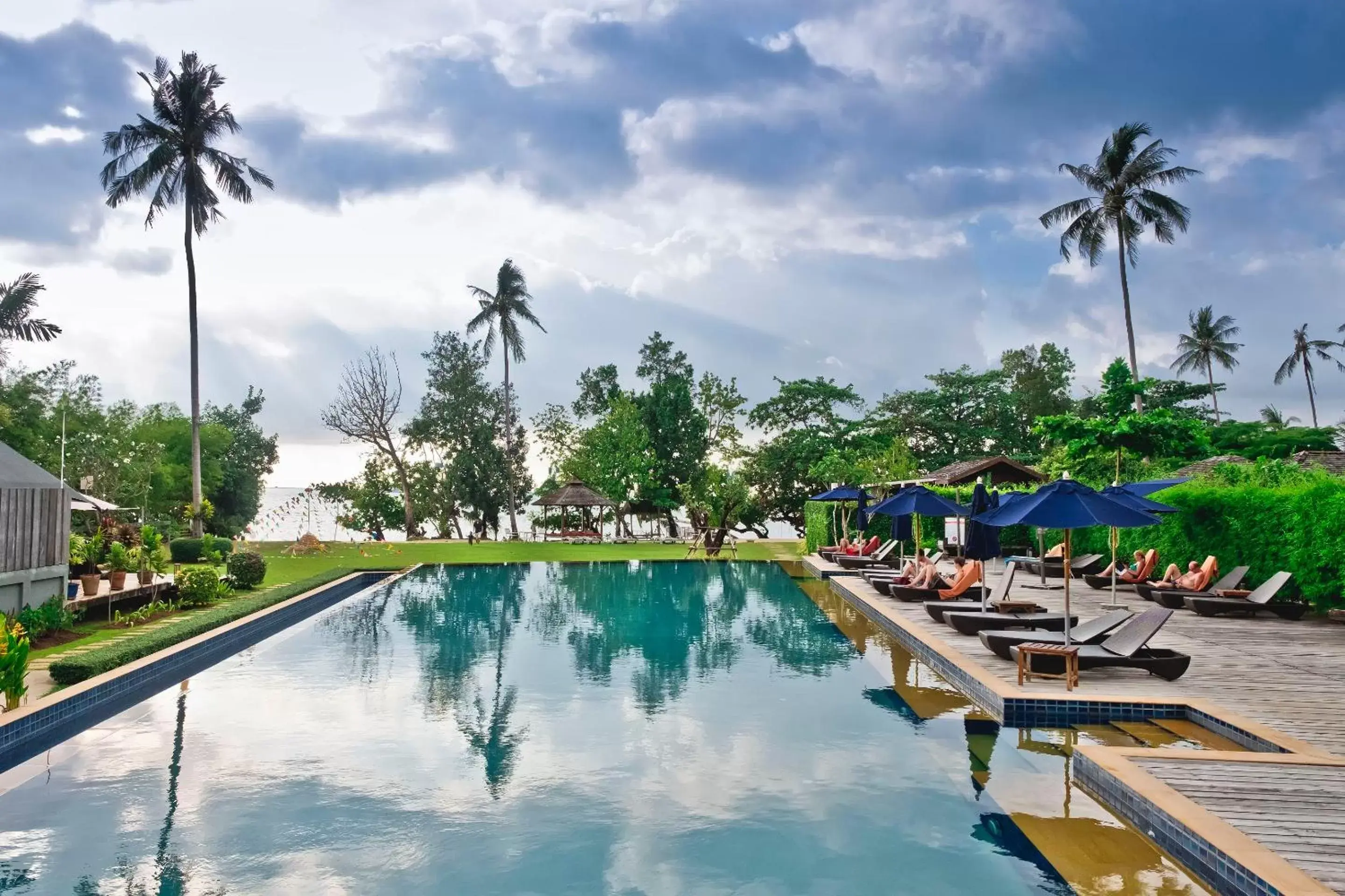 Swimming Pool in GajaPuri Resort Koh Chang