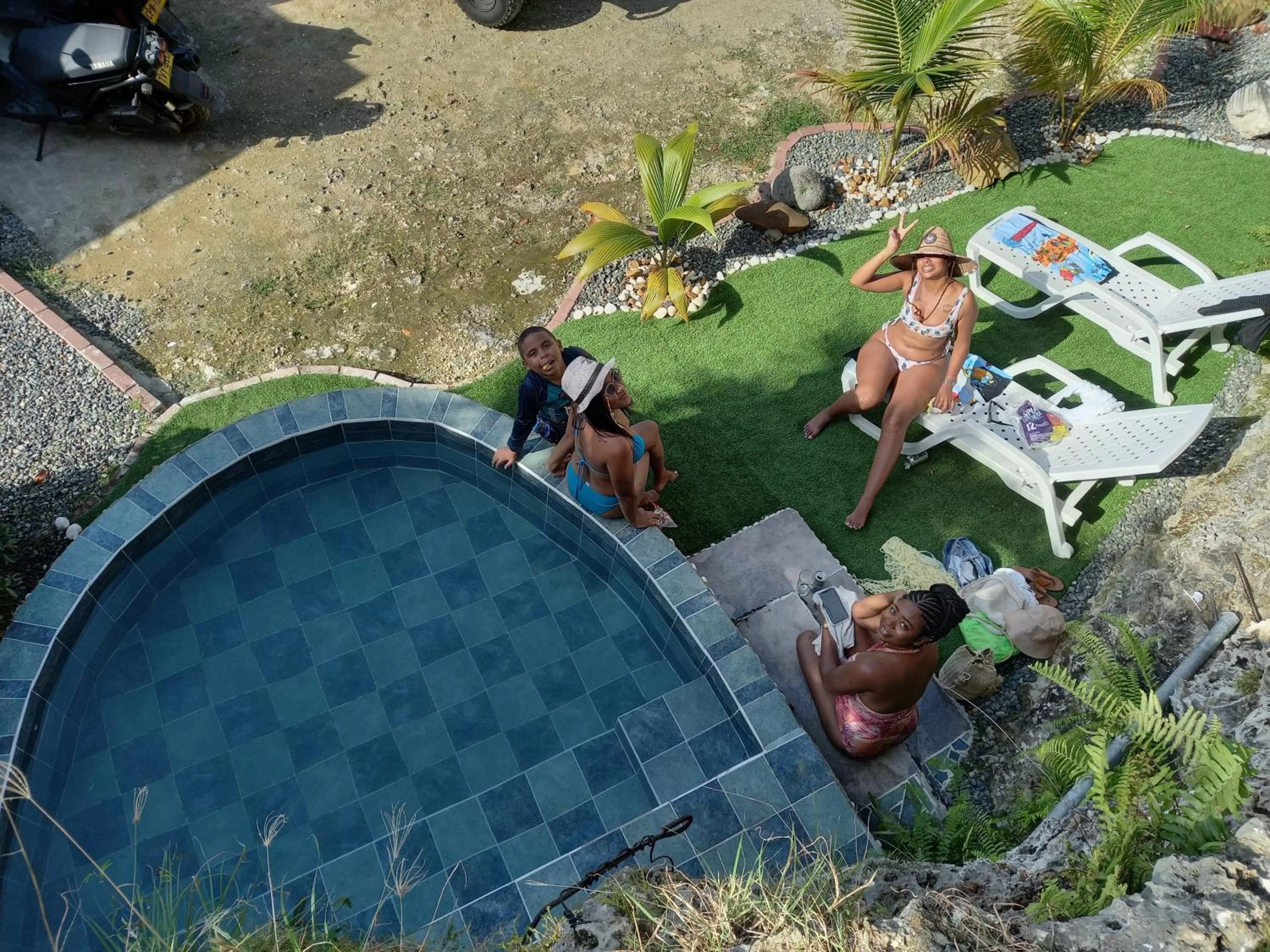 Patio in The Rock House Eco