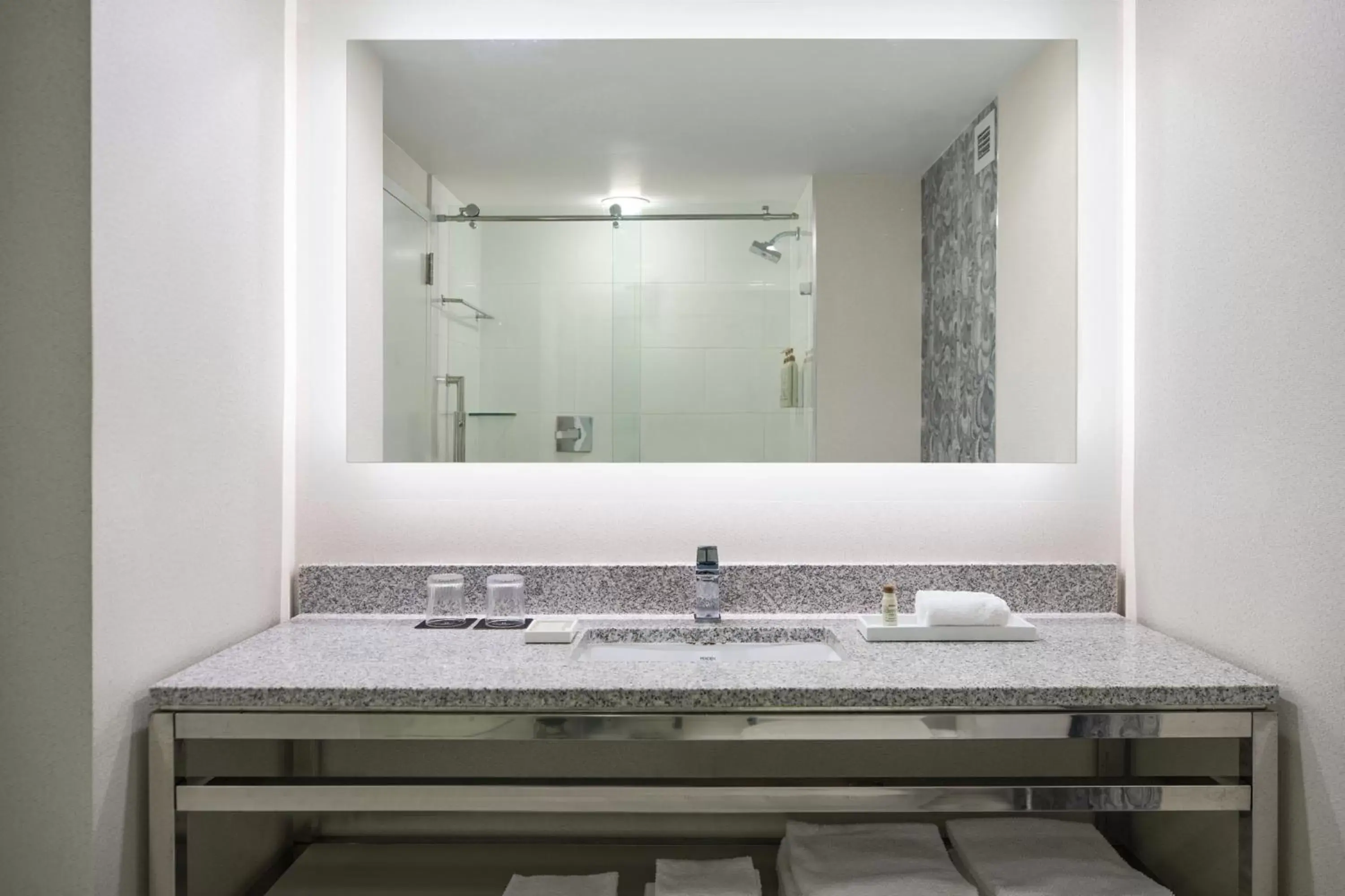 Bathroom in Renaissance Meadowlands Hotel