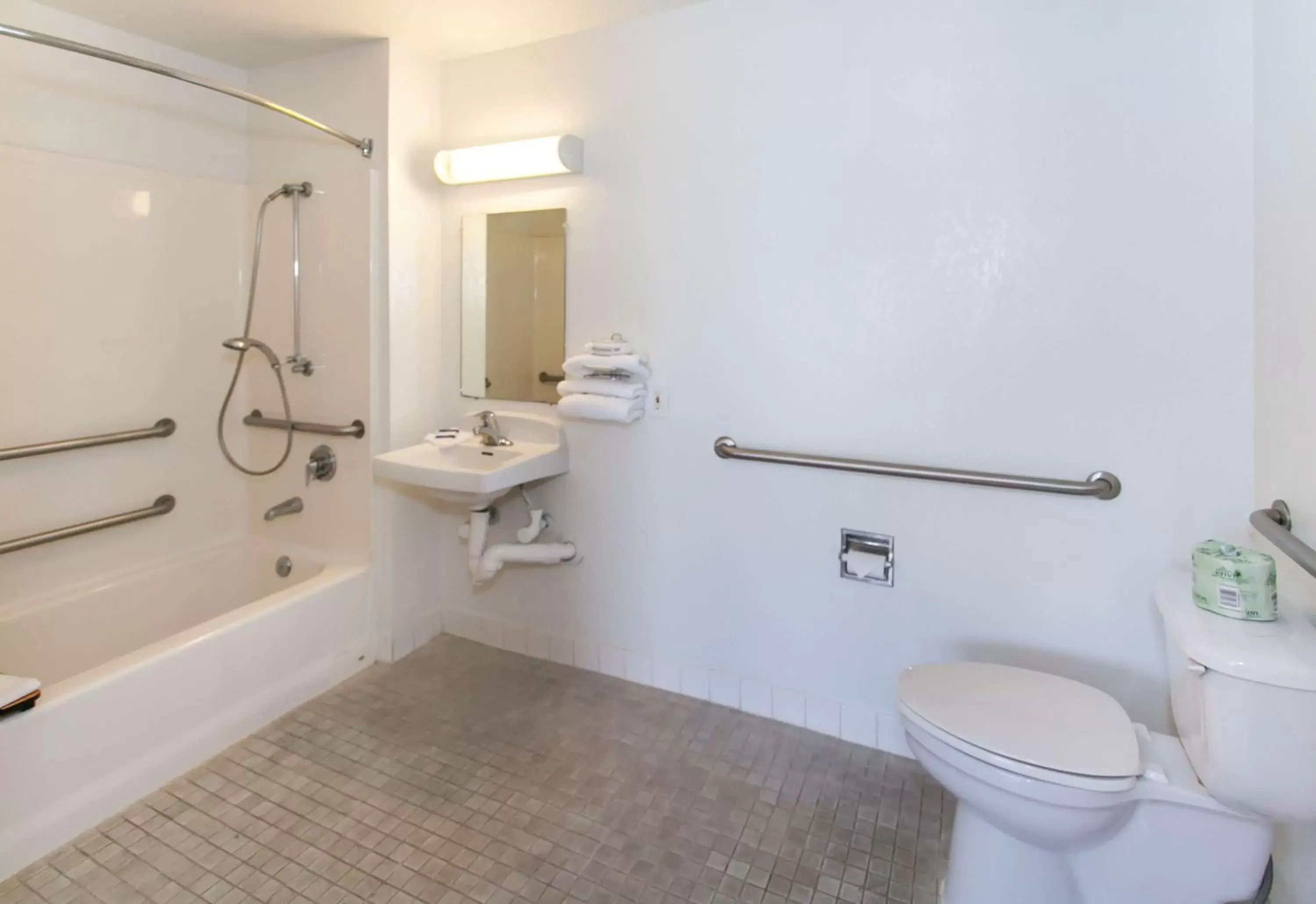 Bathroom in Motel 6-Rosemead, CA - Los Angeles