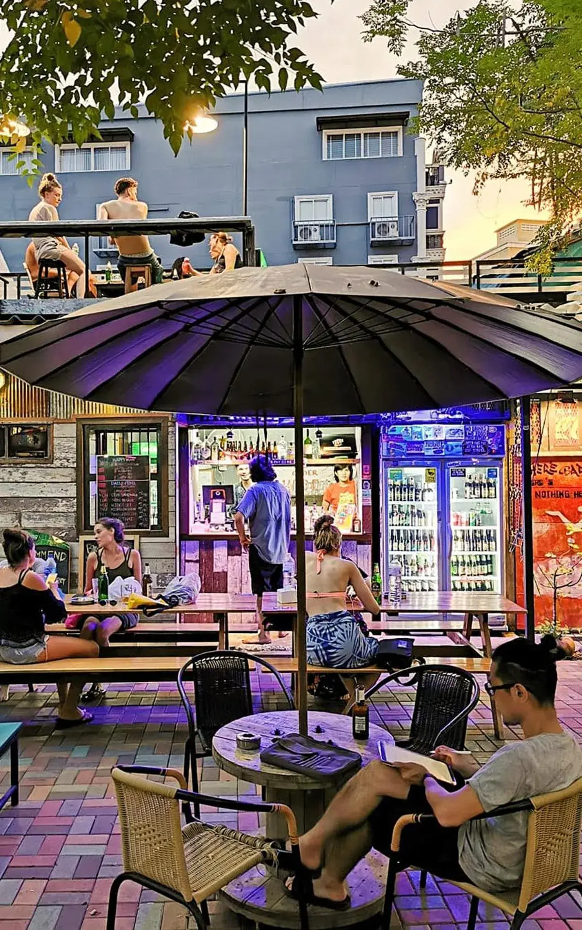 Restaurant/Places to Eat in Here Hostel Bangkok