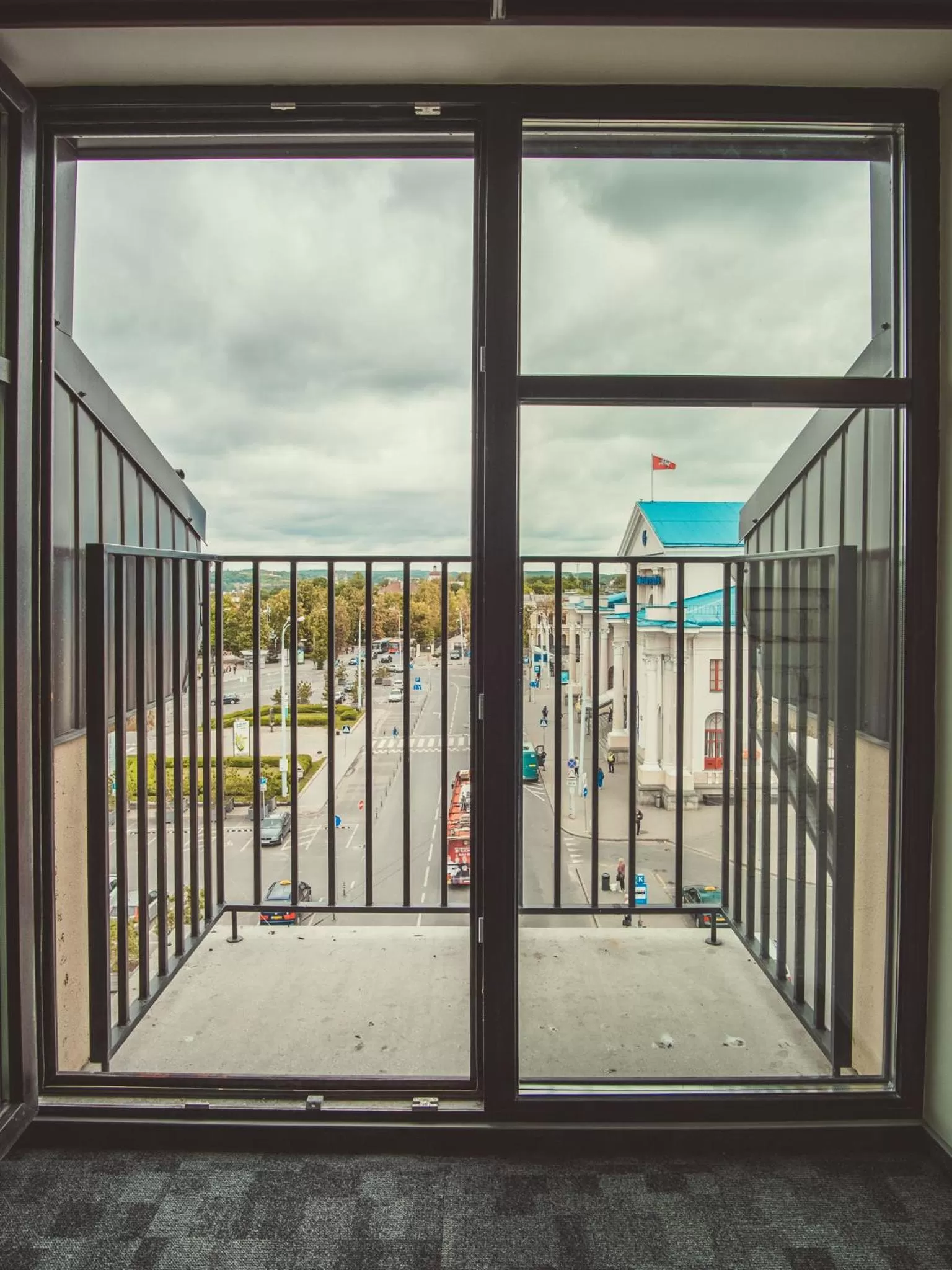 Balcony/Terrace in SELF CHECK-IN Hotel Railway Apartments