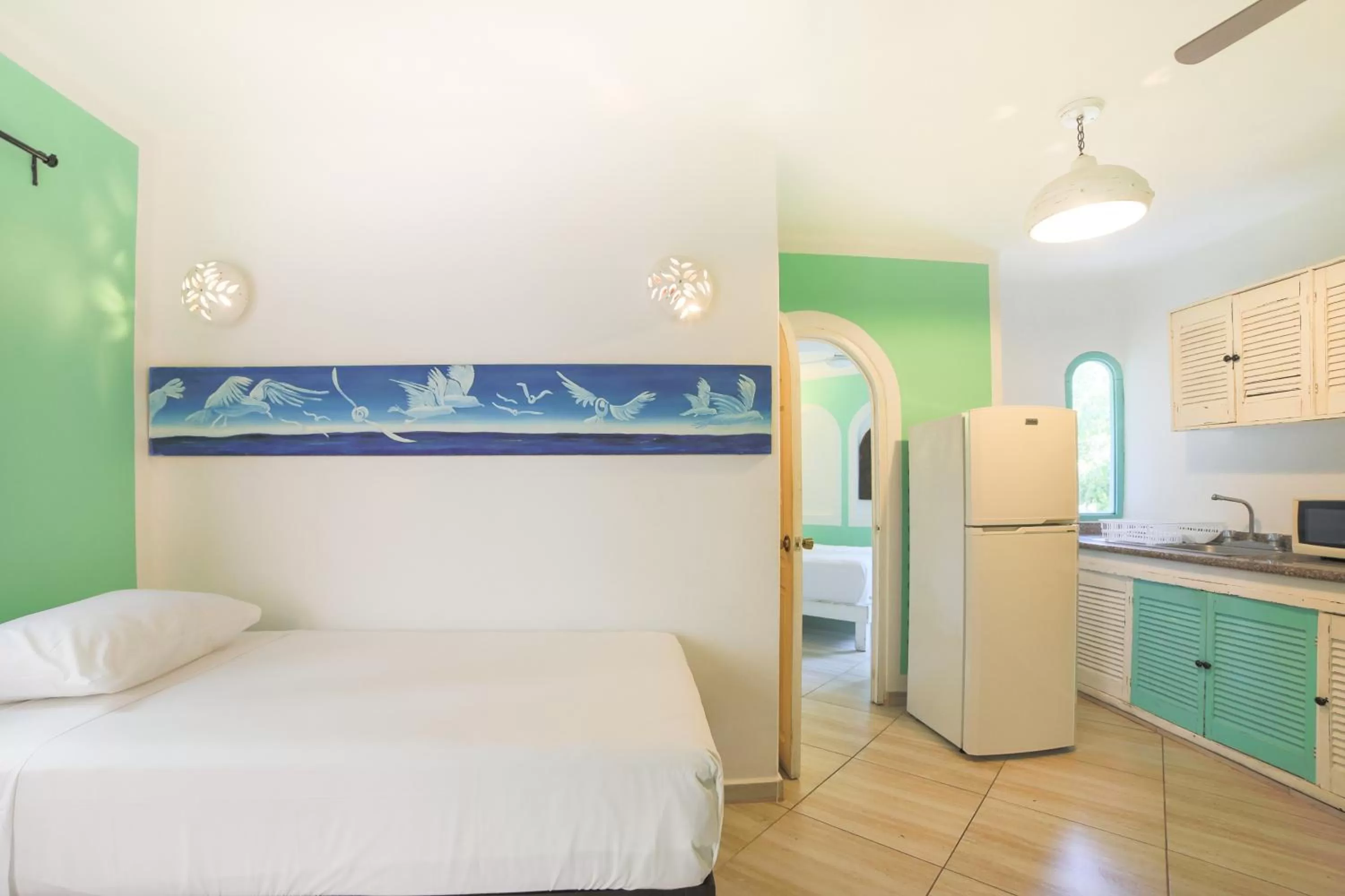 Bed, Bunk Bed in 5ta AVENIDA Alma y Mar APART HOTEL by BFH