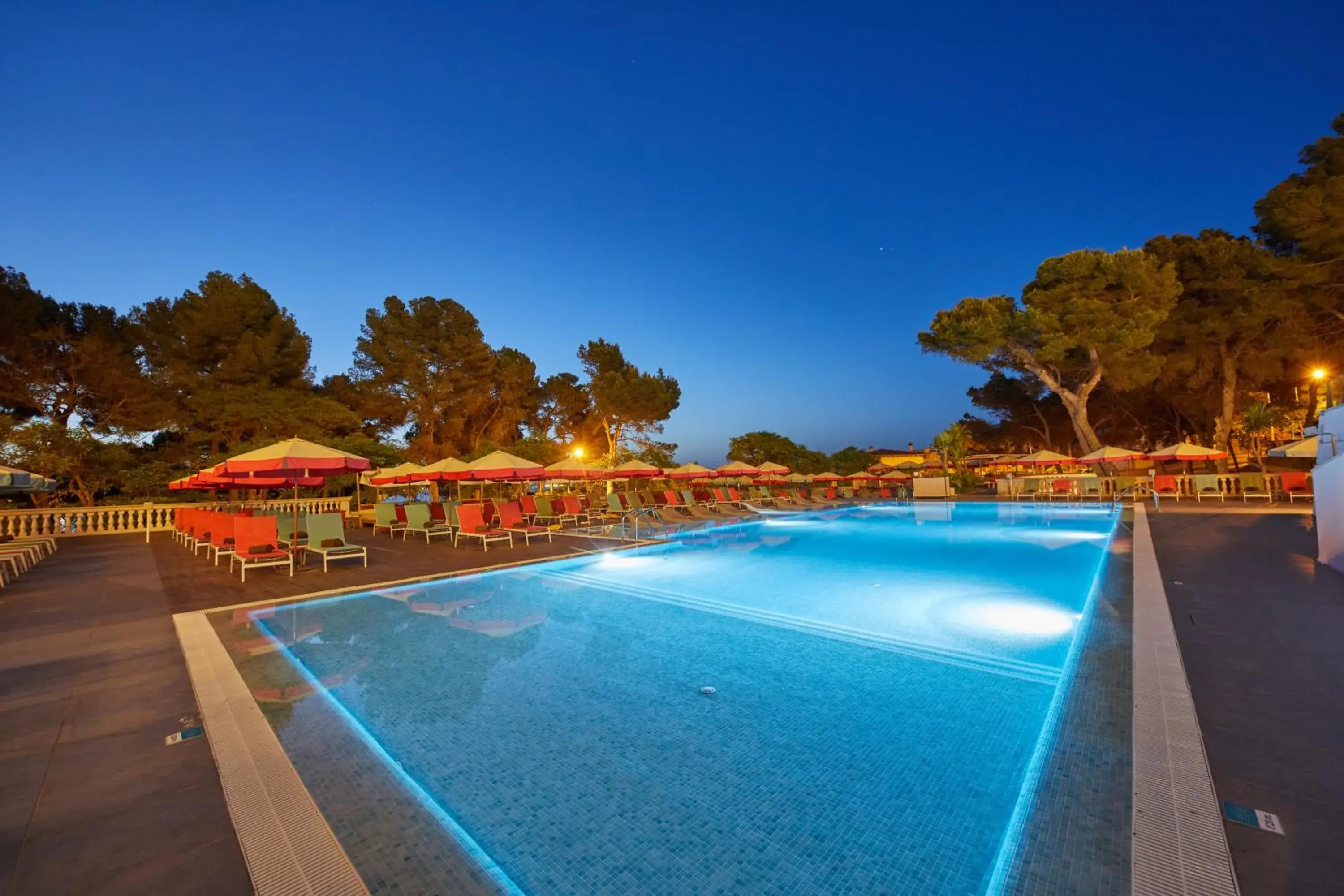 Night, Swimming Pool in Dreams Calvia Mallorca