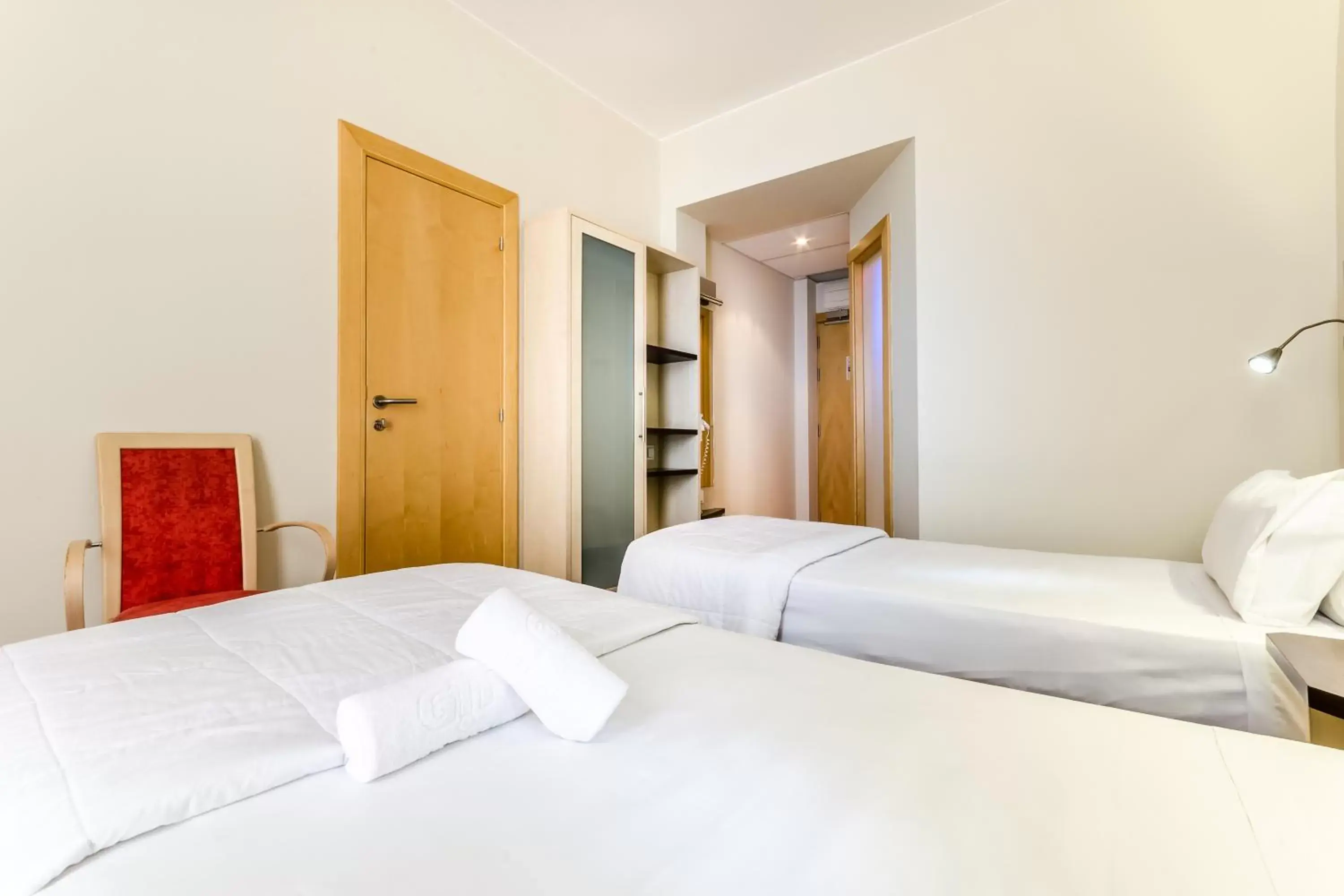 Bed in Hotel YIT Ciudad De Zaragoza Bed in Hotel YIT Ciudad De Zaragoza