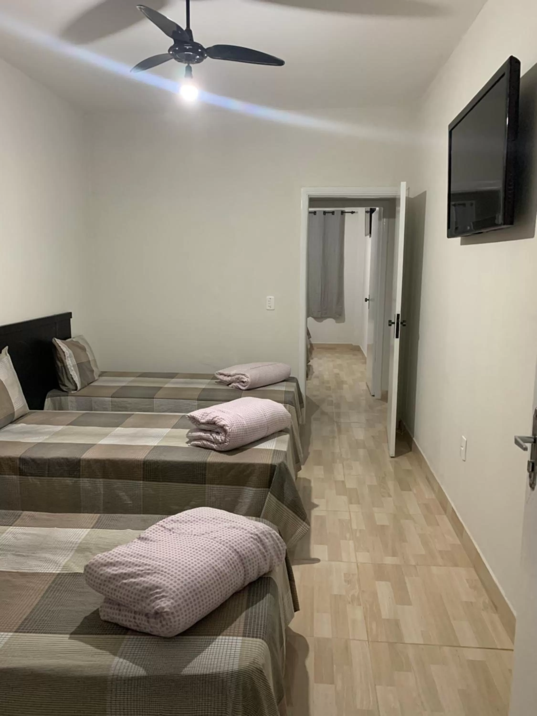 Bed in Ananda pousada chalé