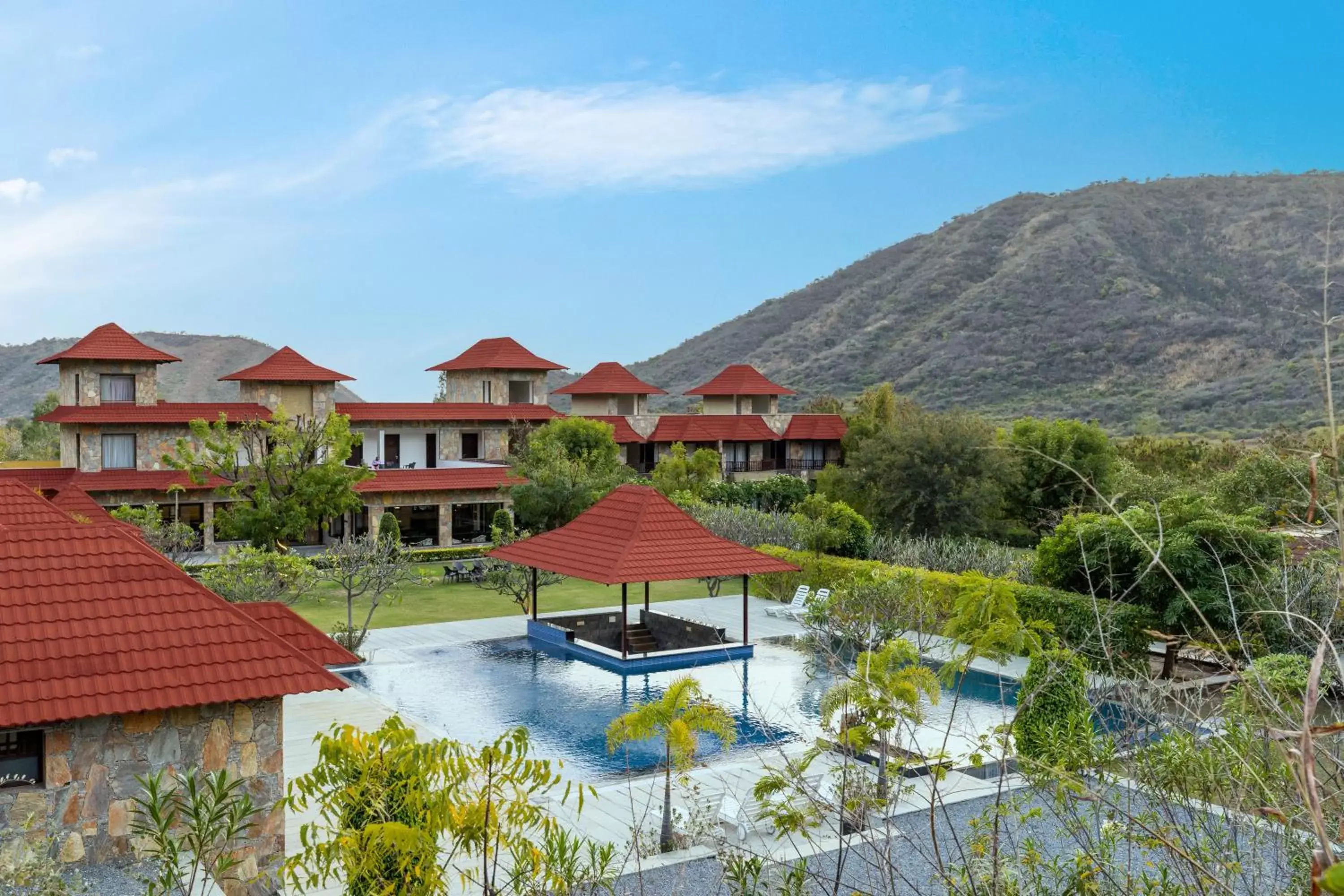 Property building, Pool View in Anandam - A Luxury Resort in Udaipur