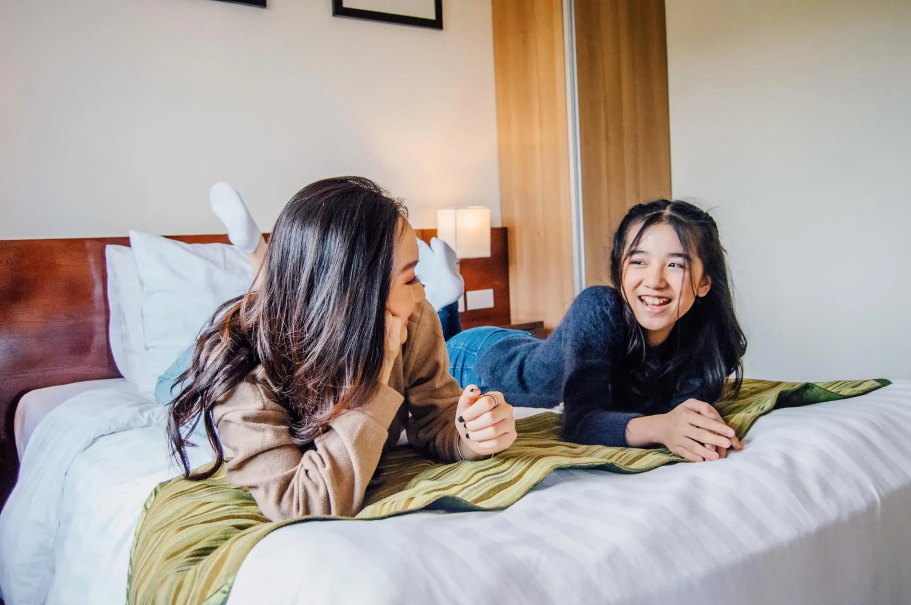 group of guests, Bed in Azalea Residences Baguio group of guests, Bed in Azalea Residences Baguio