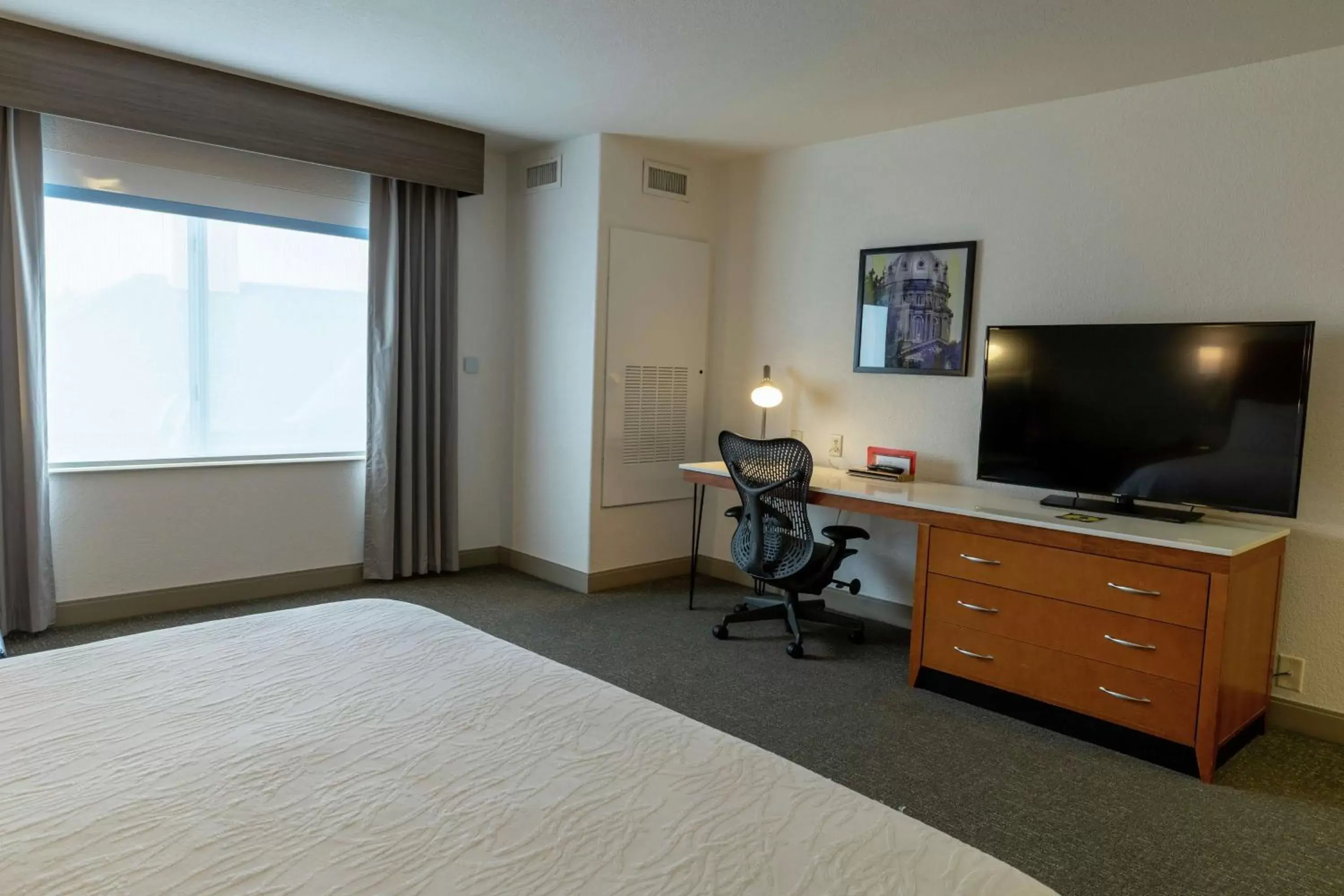 Bedroom, TV/Entertainment Center in Hilton Garden Inn West Des Moines