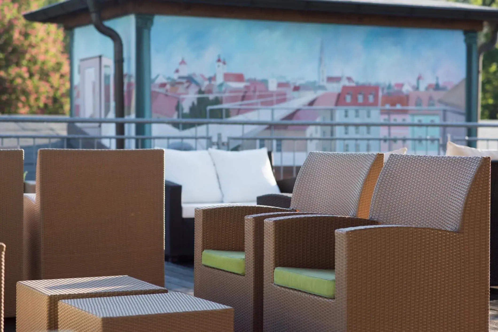 Balcony/Terrace in Hotel Central Regensburg CityCentre