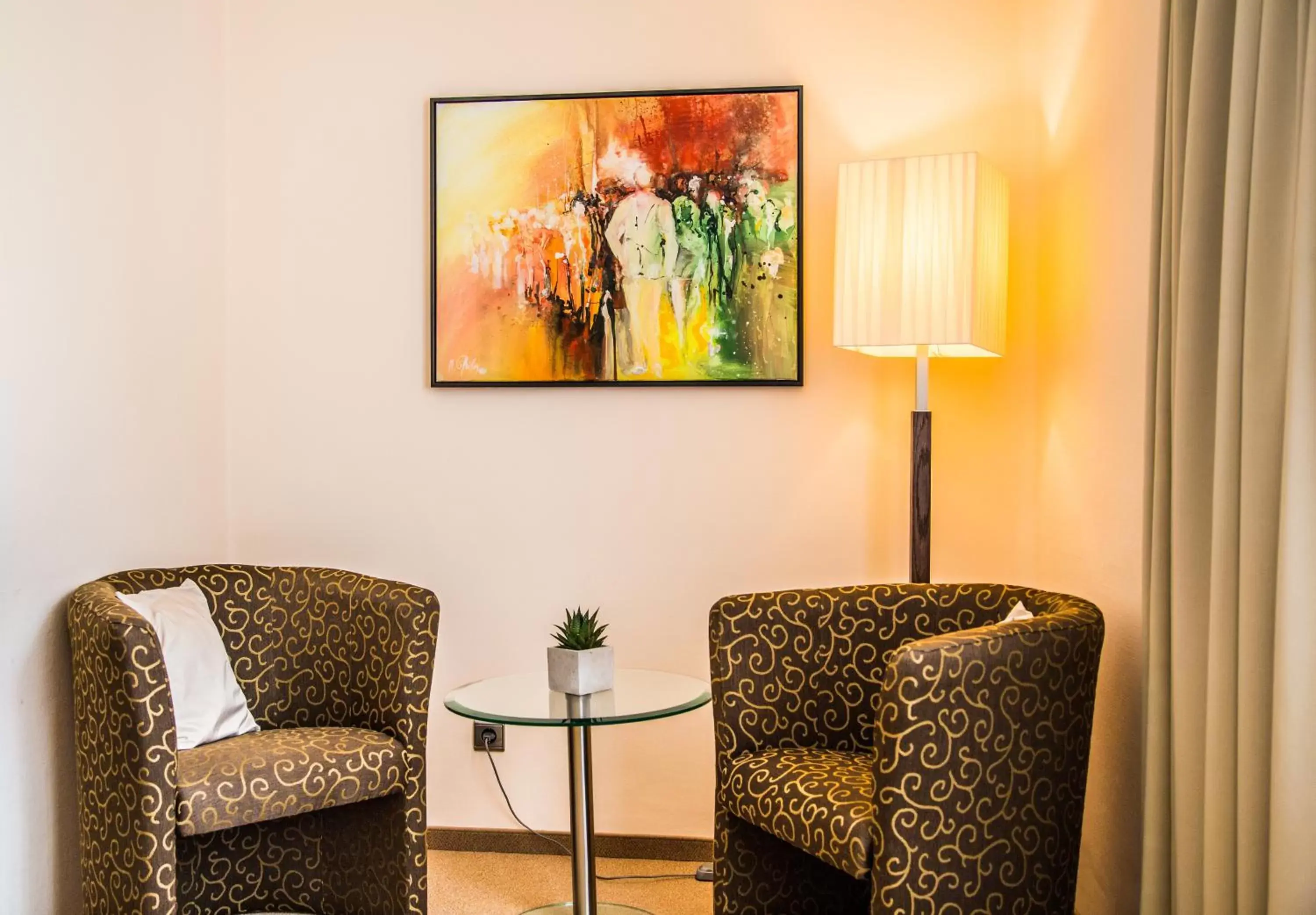 Decorative detail, Seating Area in Hotel Admiral am Kurpark