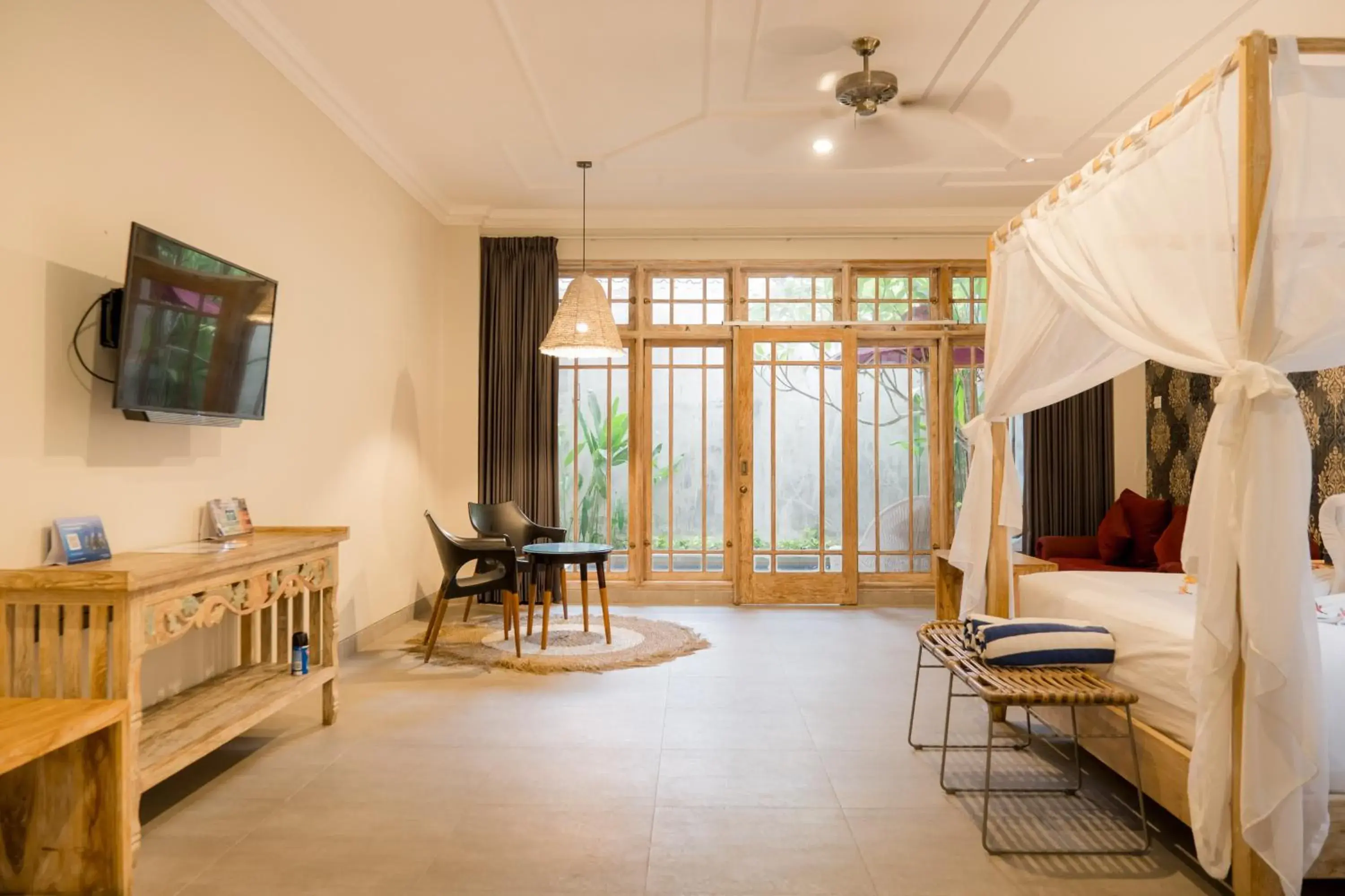 Bedroom, Seating Area in 18 Suite Villa Loft at Kuta