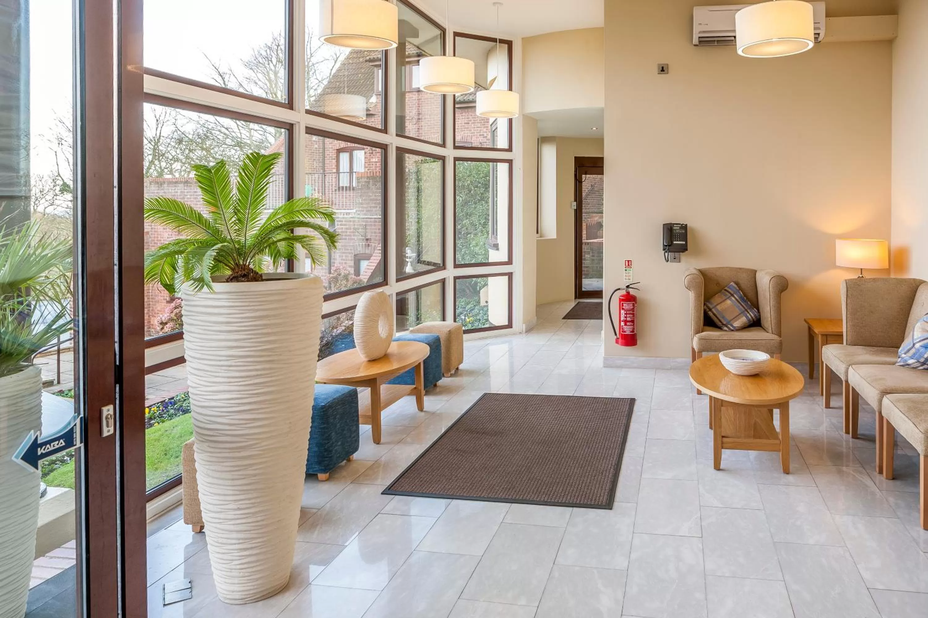 Lobby or reception in Cromer Country Club