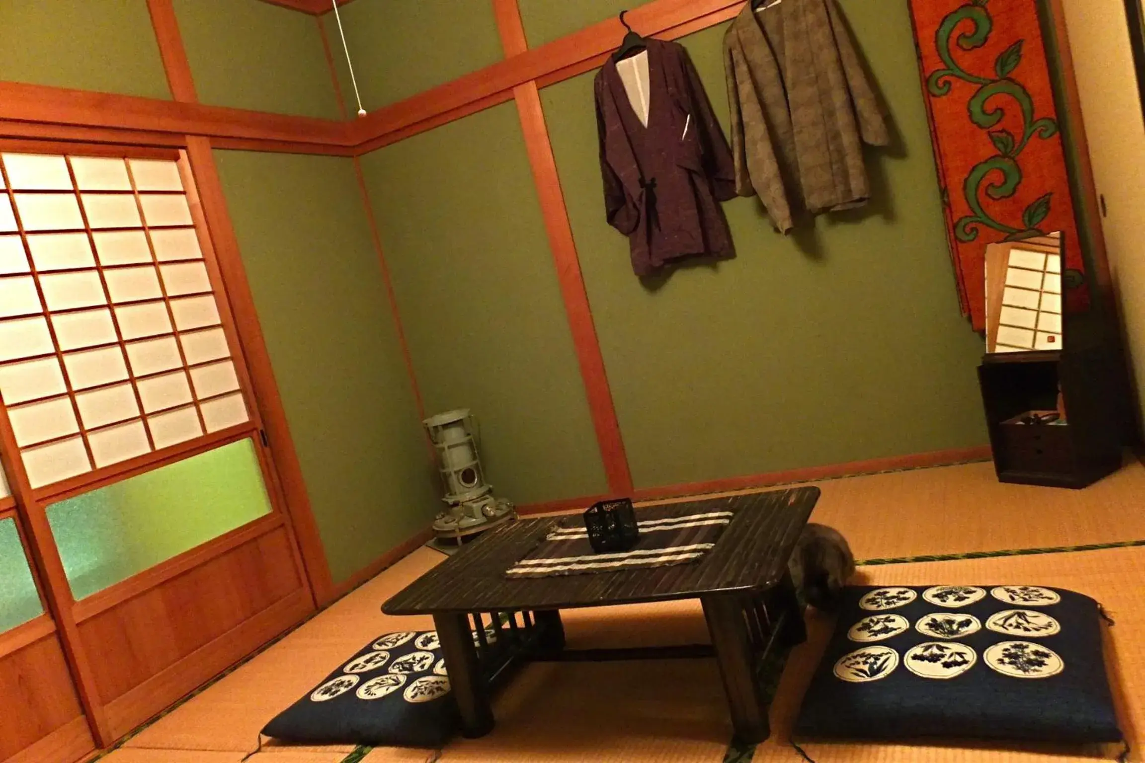 Bedroom, Dining Area in Aoshima Guesthouse Hooju