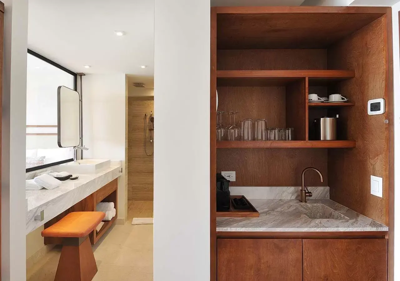 Bathroom in Corazón Cabo, a Noble House Resort