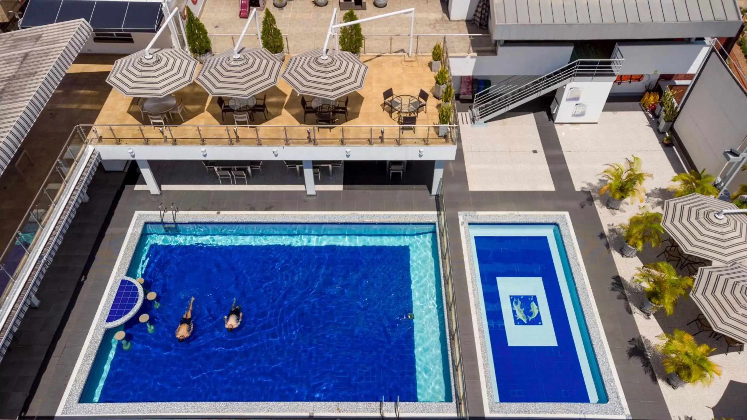 Pool View in Hotel Chicamocha