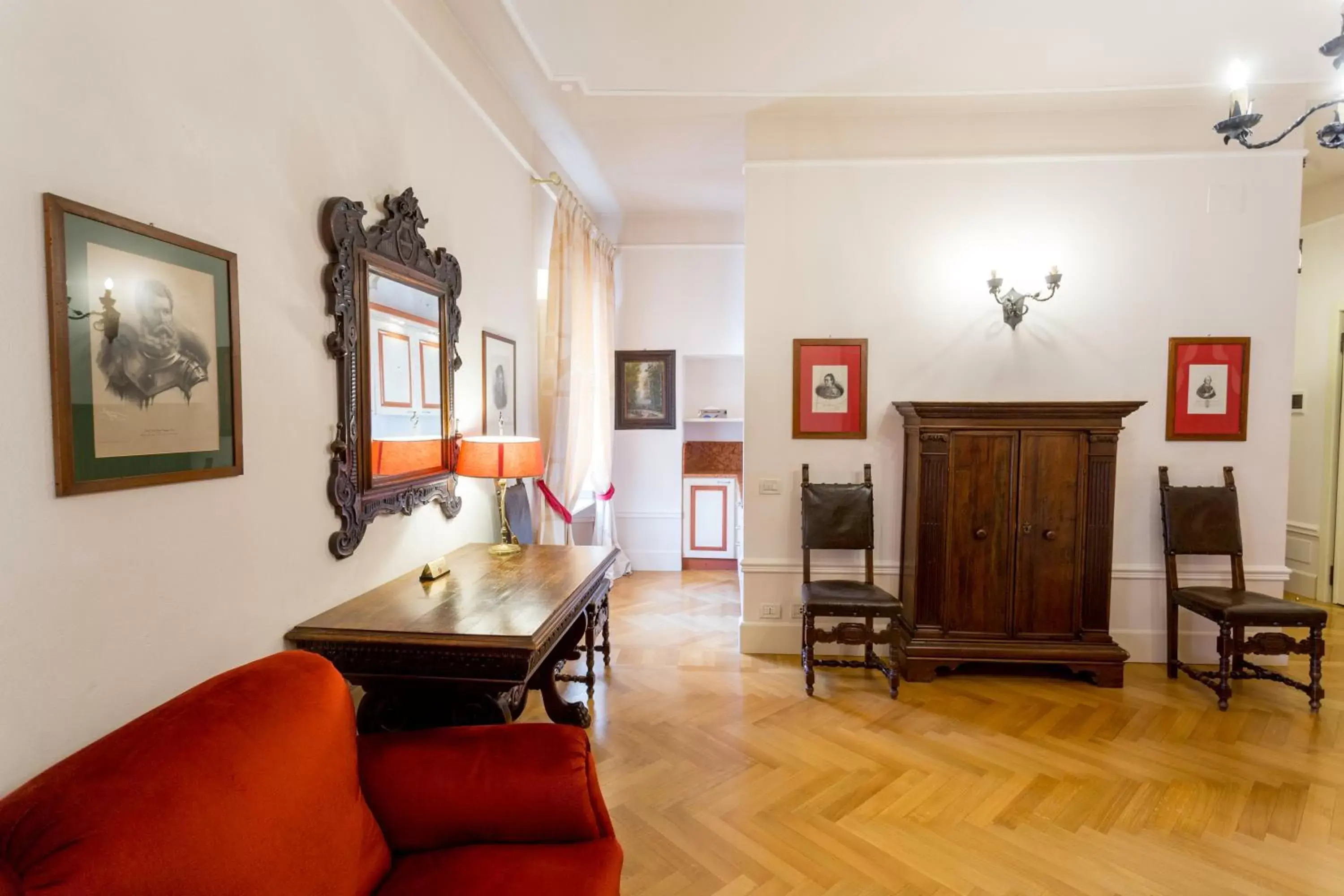 Photo of the whole room, Seating Area in Palazzo Dalla Rosa Prati