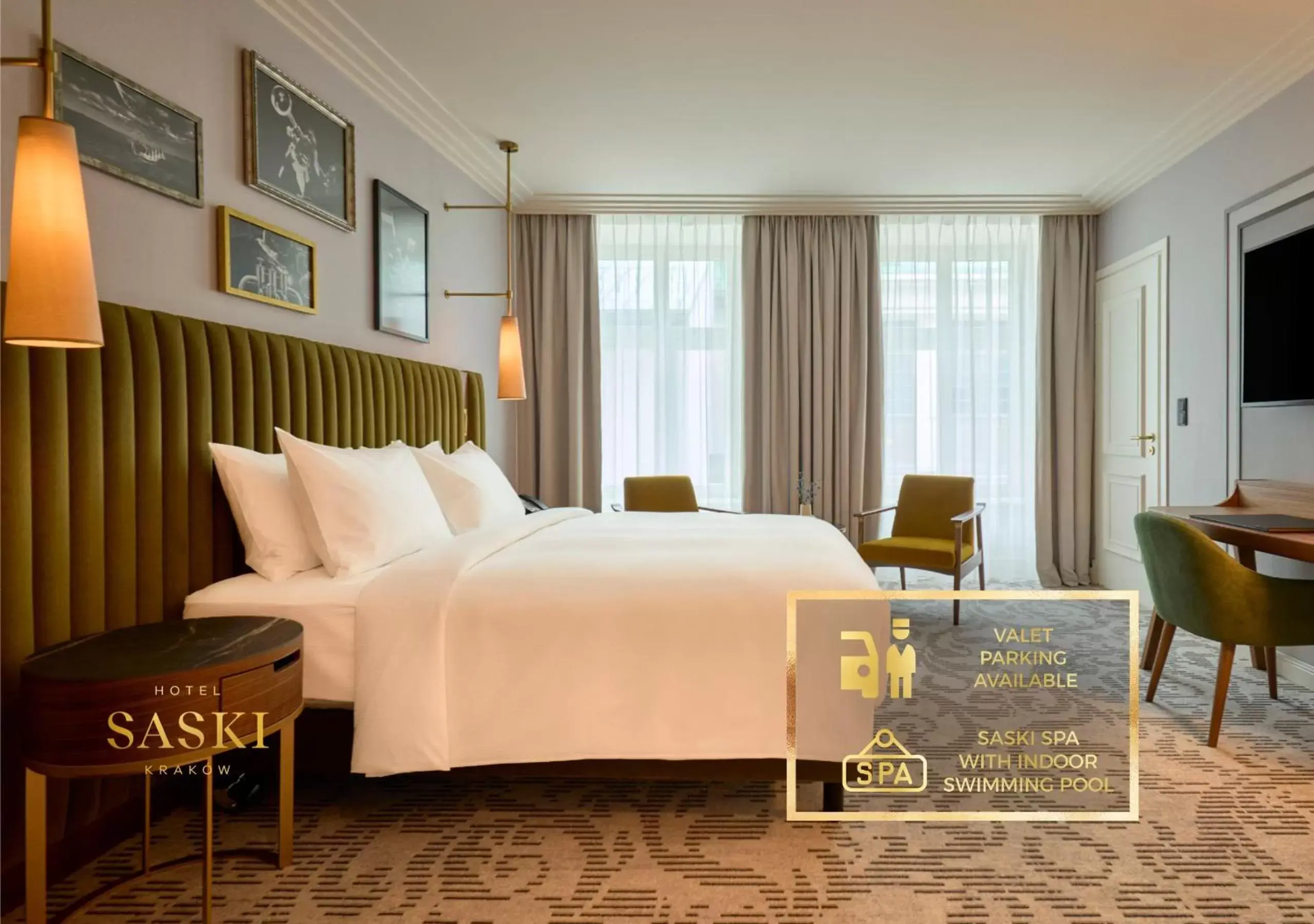 Bedroom in Hotel Saski Krakow Curio Collection by Hilton