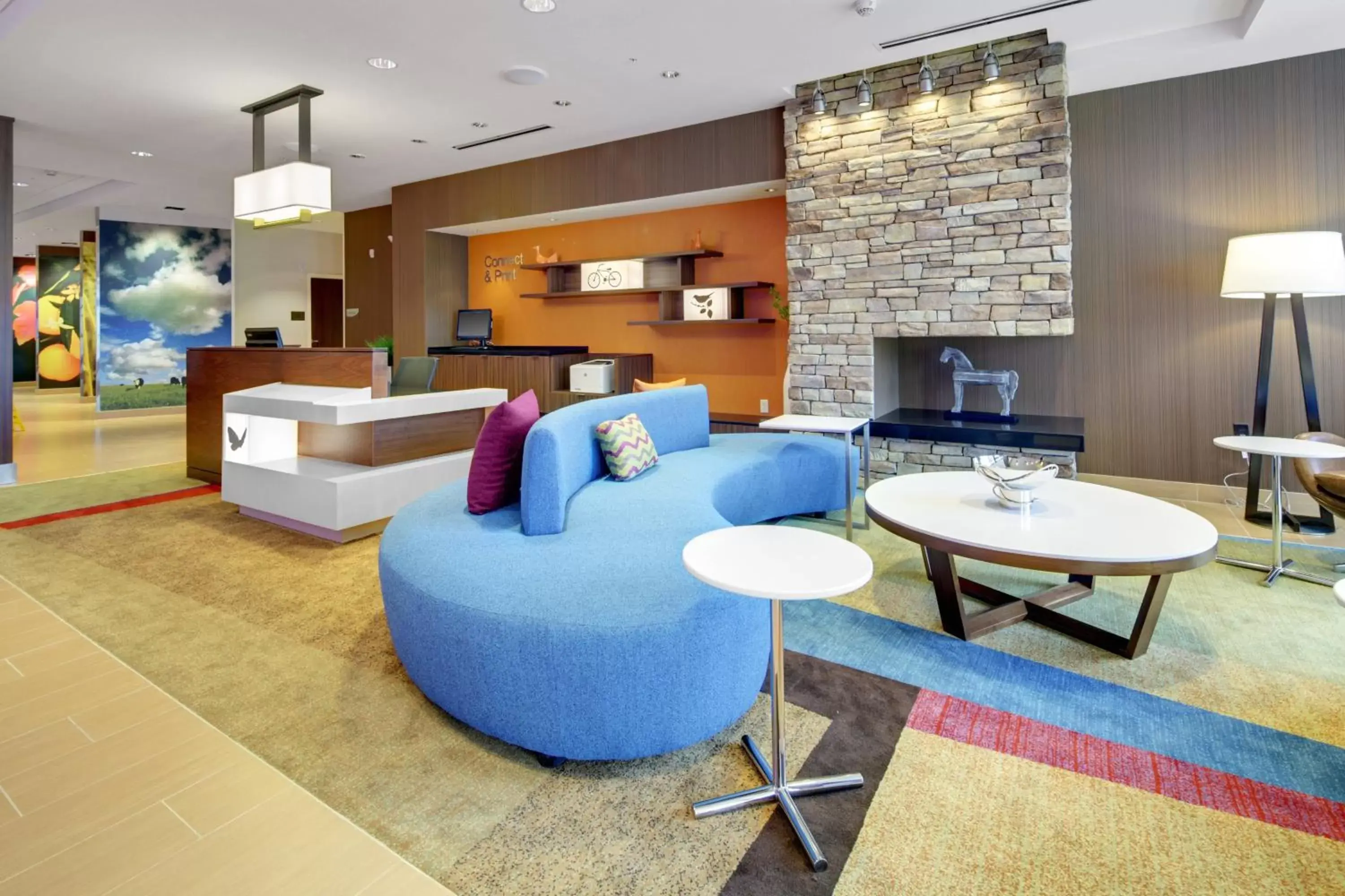 Lobby or reception in Fairfield Inn & Suites by Marriott Asheville Tunnel Road