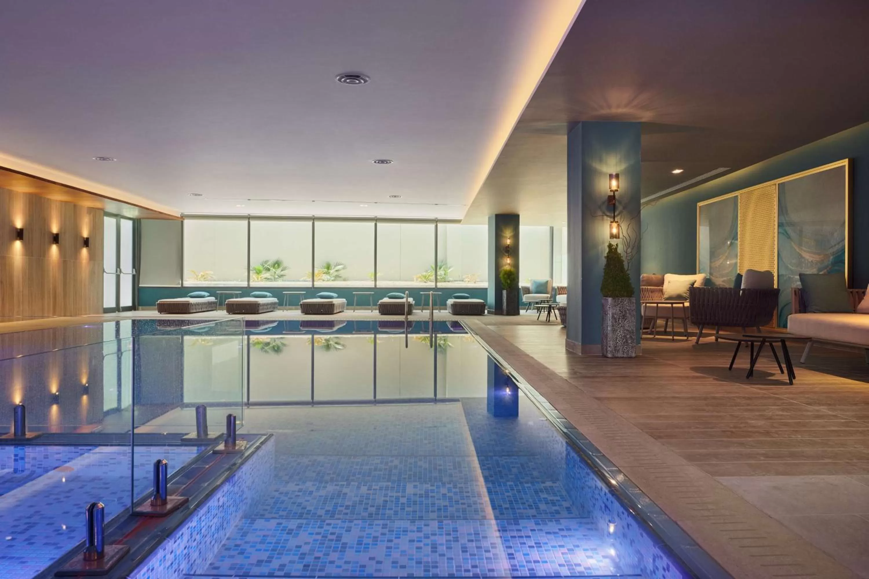 Pool view in Radisson Blu Hotel Riyadh Convention and Exhibition Center