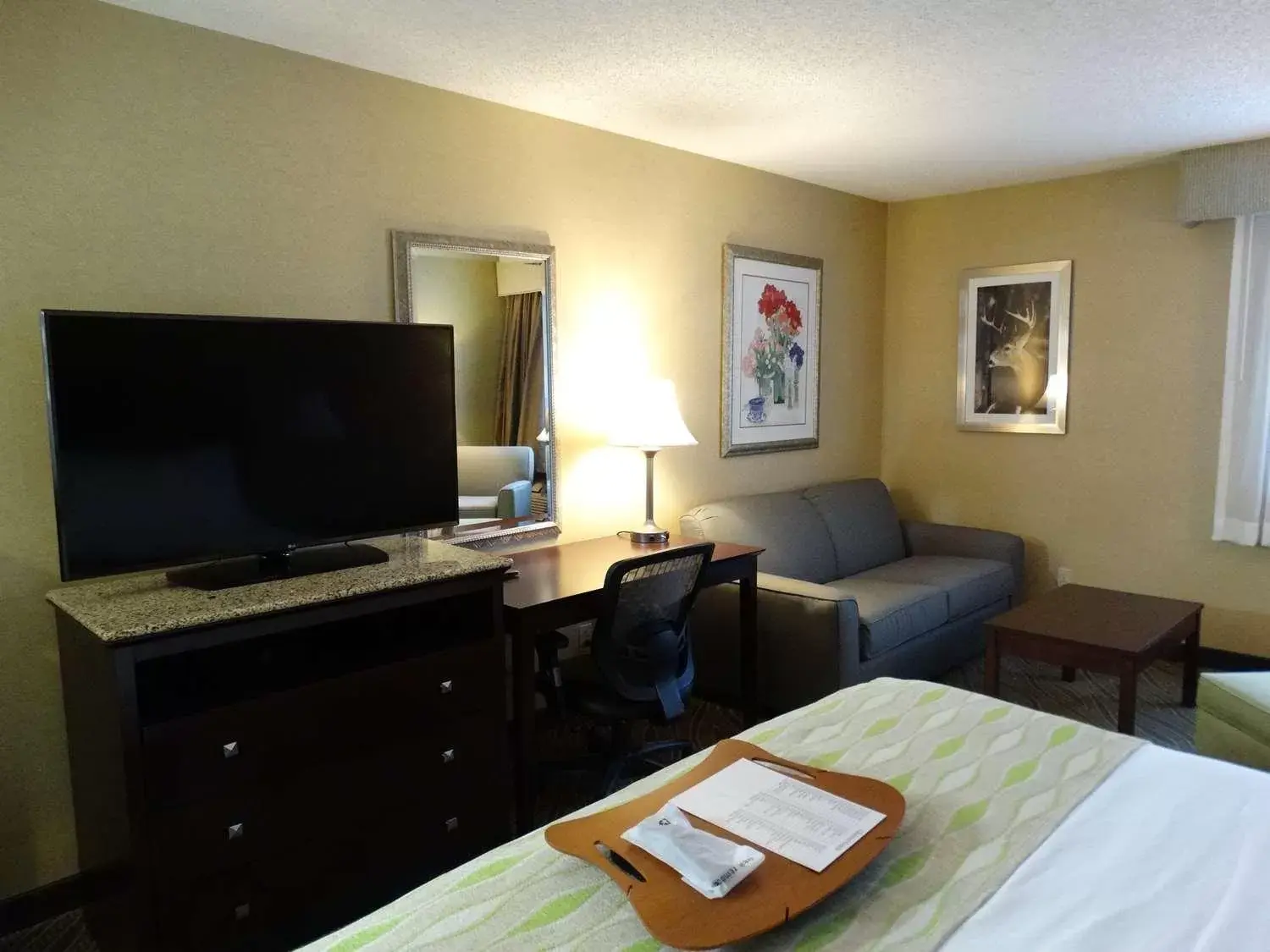 Bed, TV/Entertainment Center in Best Western Gaylord
