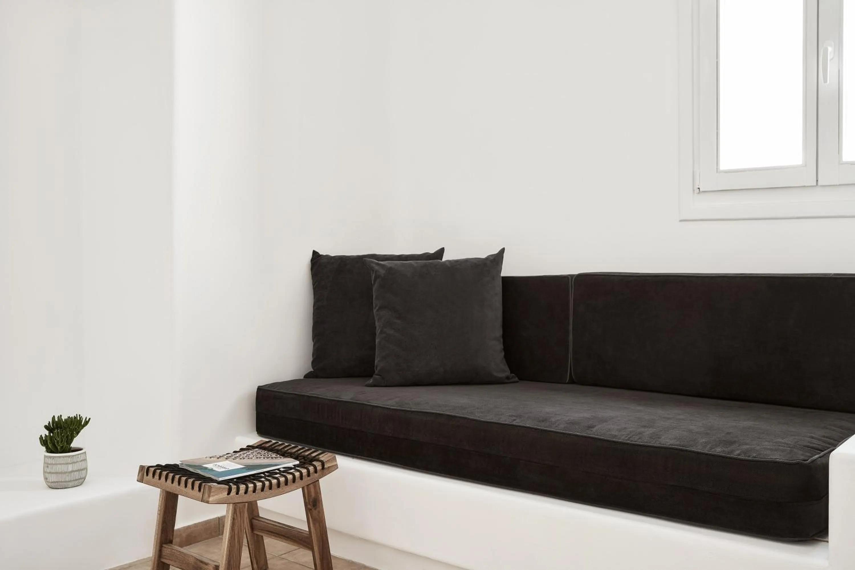 Bed in Mr & Mrs White Mykonos