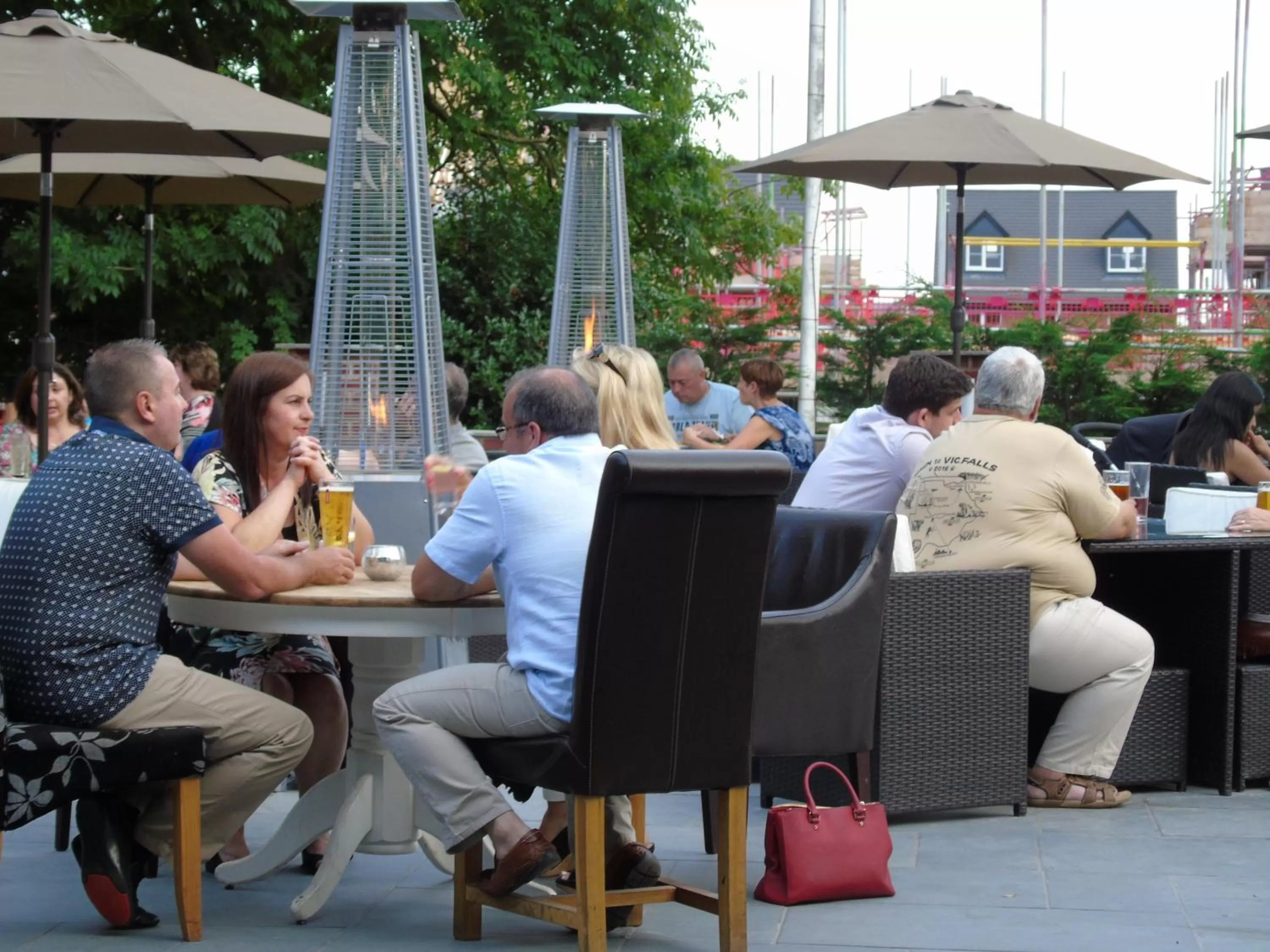 Patio in Littleover Lodge Hotel