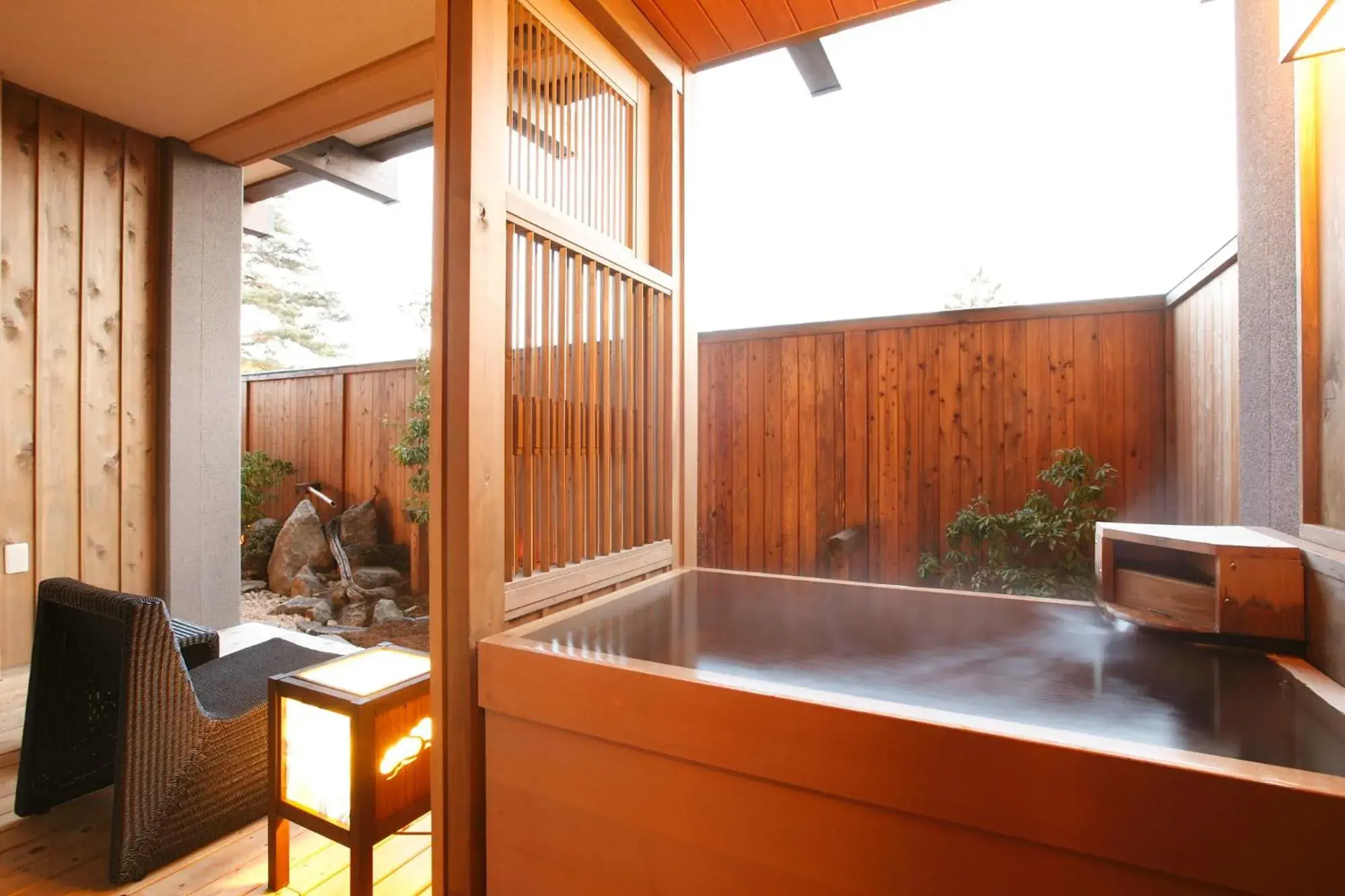 Open Air Bath in Tokinoniwa Hotel