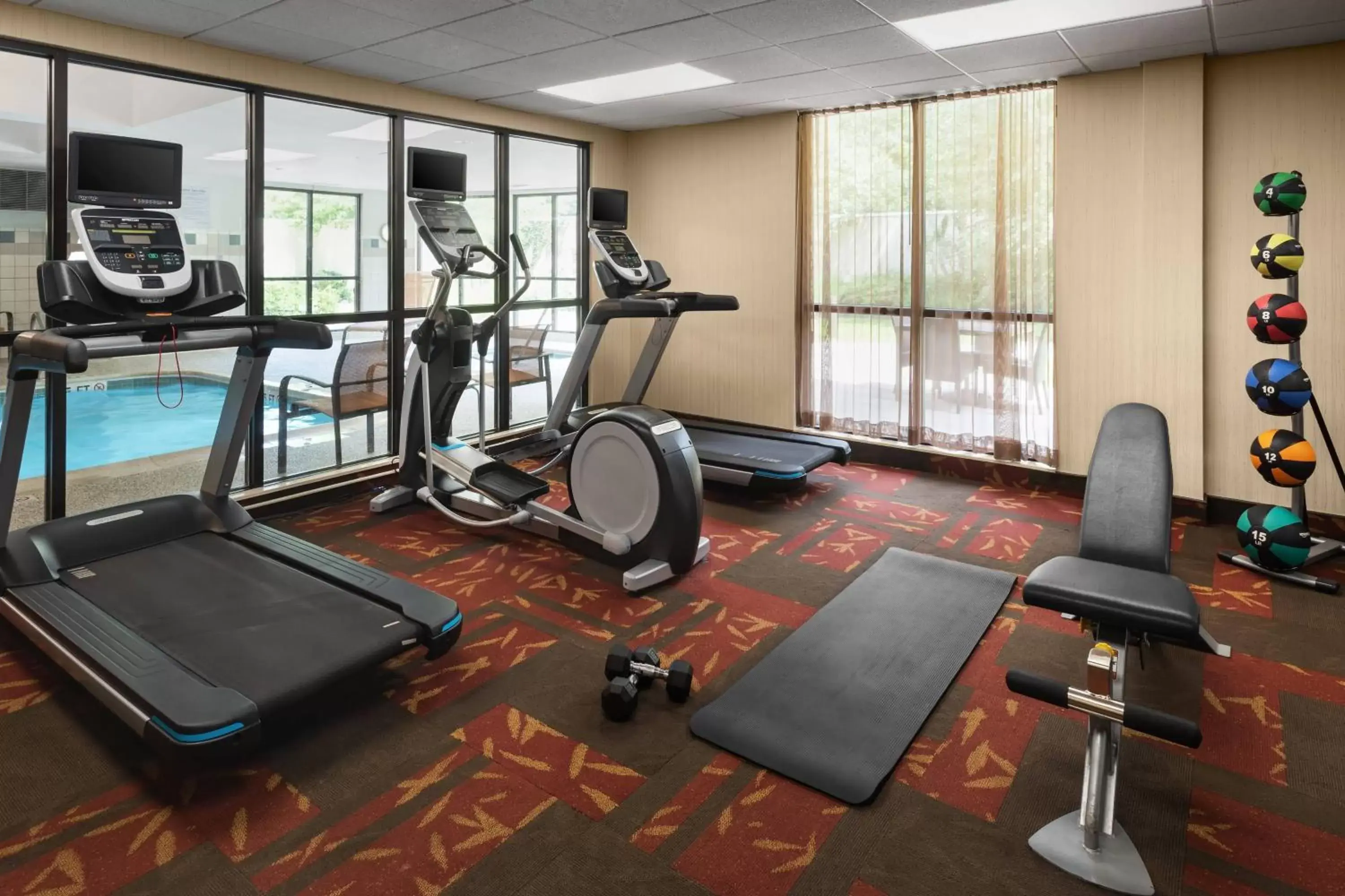 Fitness centre/facilities, Fitness Center/Facilities in Courtyard by Marriott Portland Airport