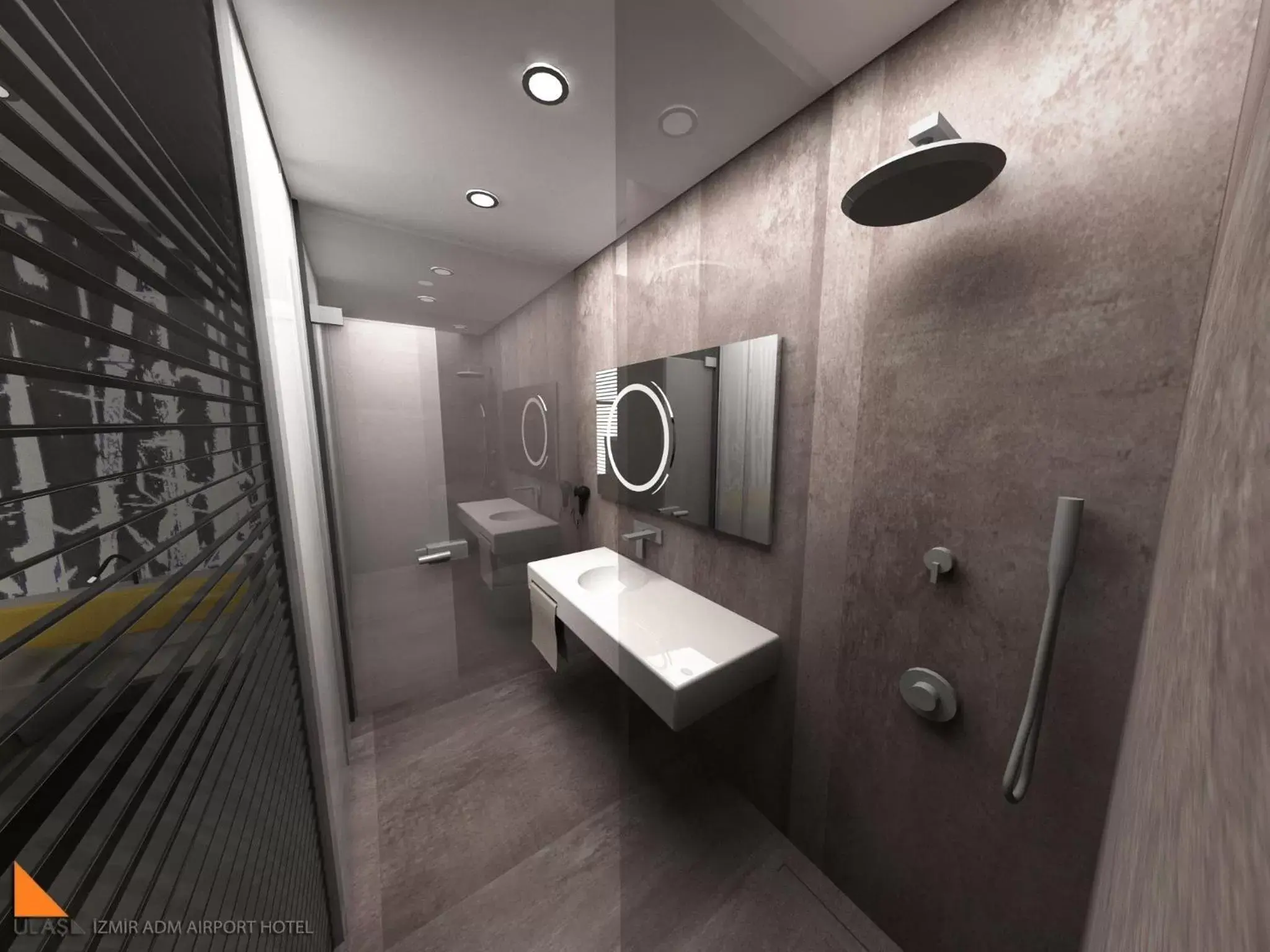 Bathroom in TAV Airport Hotel Izmir