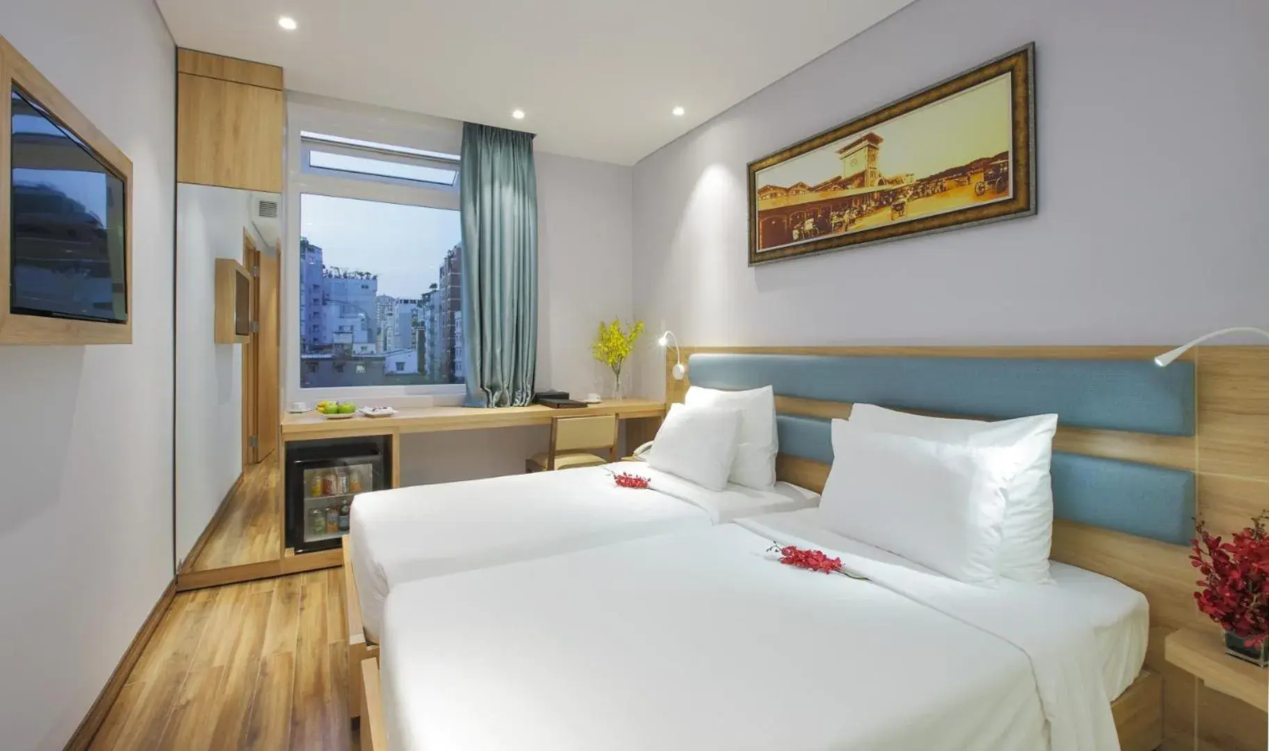 Bedroom, Bed in RAMADA ENCORE BY WYNDHAM SAIGON D1 - Formerly M Boutique Hotel Saigon