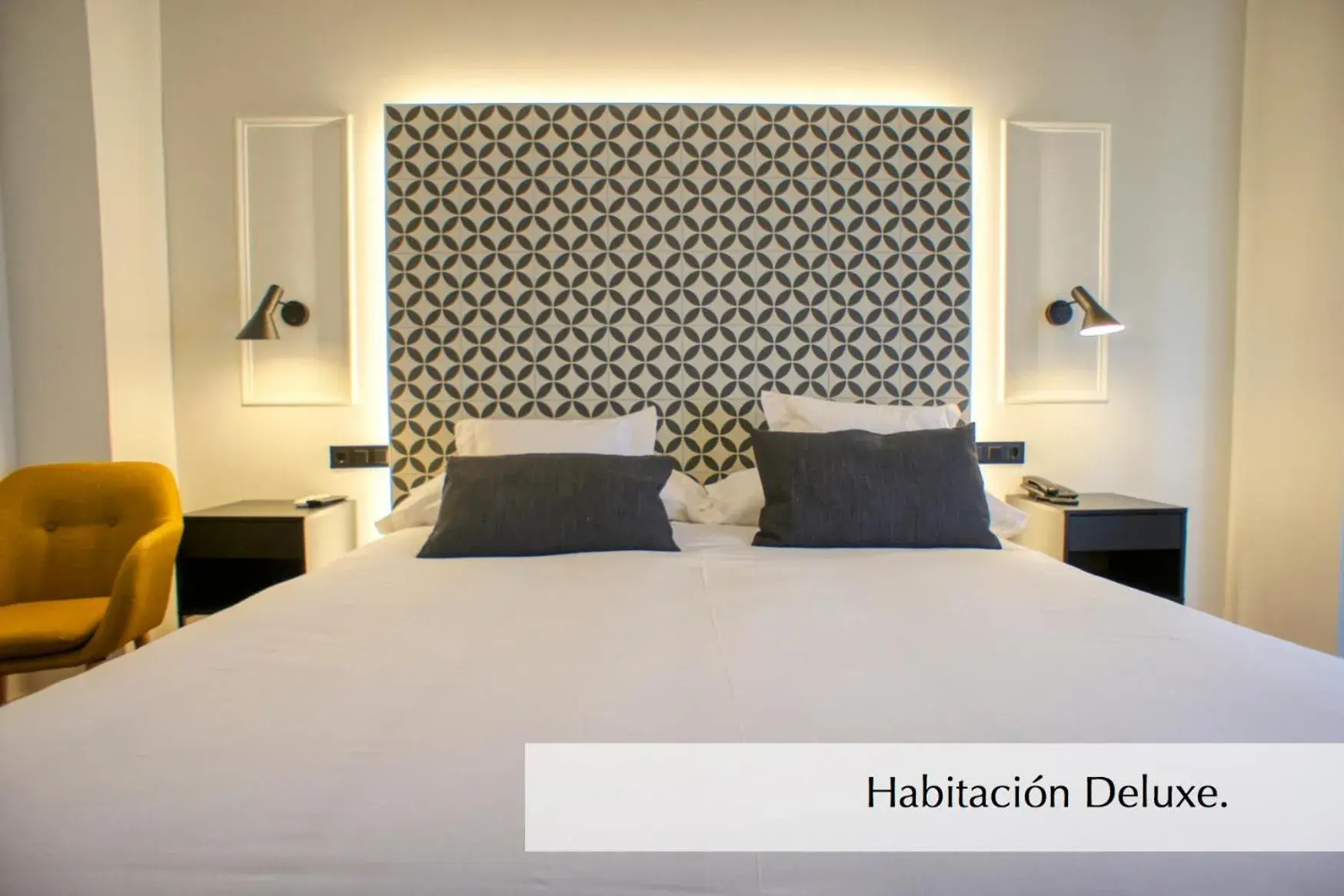 Decorative detail, Bed in Hotel Montermoso