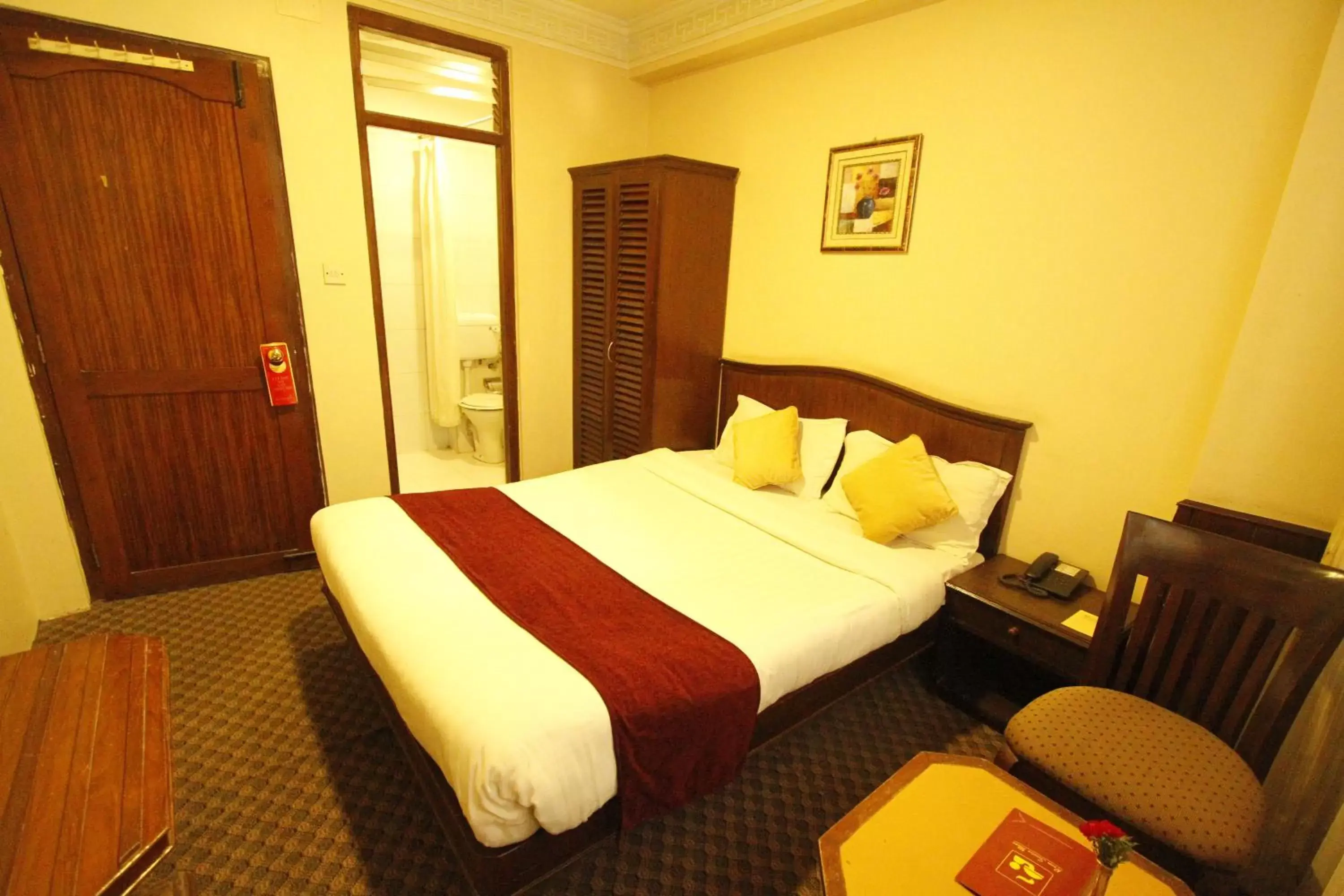 Photo of the whole room, Bed in Hotel Marshyangdi