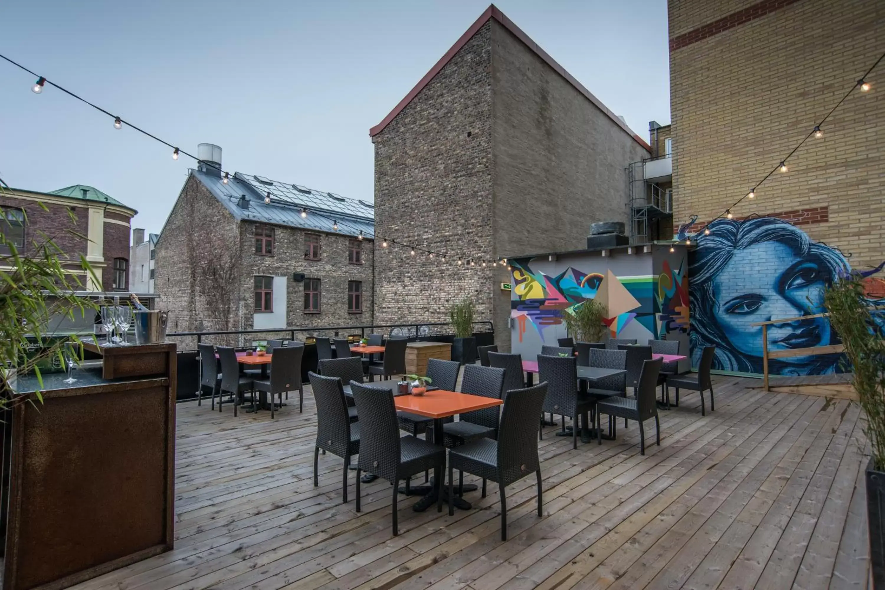 Patio, Restaurant/Places to Eat in Comfort Hotel Helsingborg