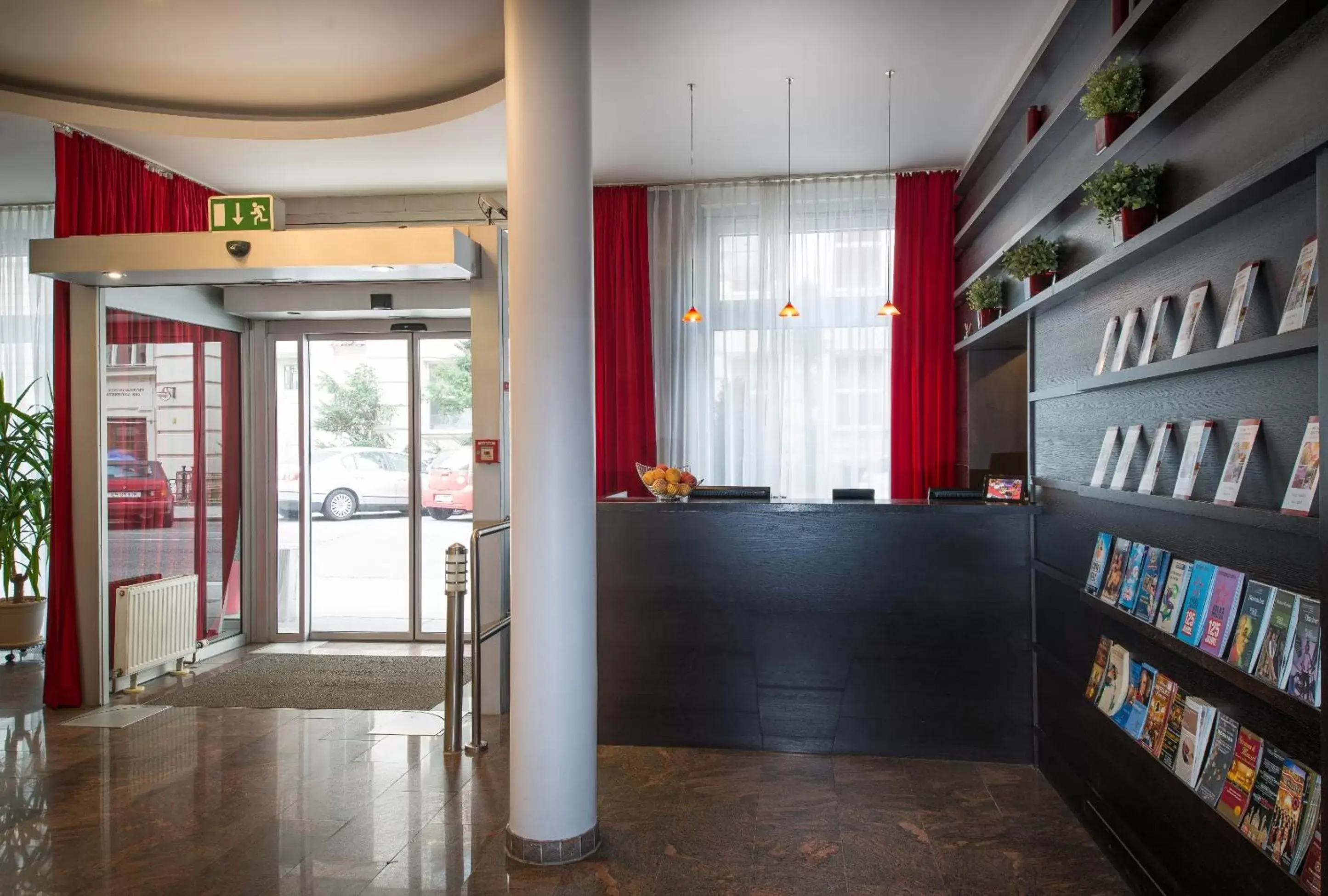 Lobby or reception in Hotel Boltzmann