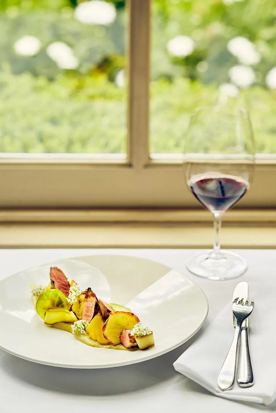 Food and drinks in Chateau Yering