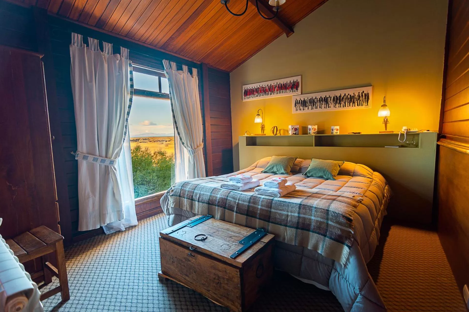 Bed in Hostería El Galpón Del Glaciar