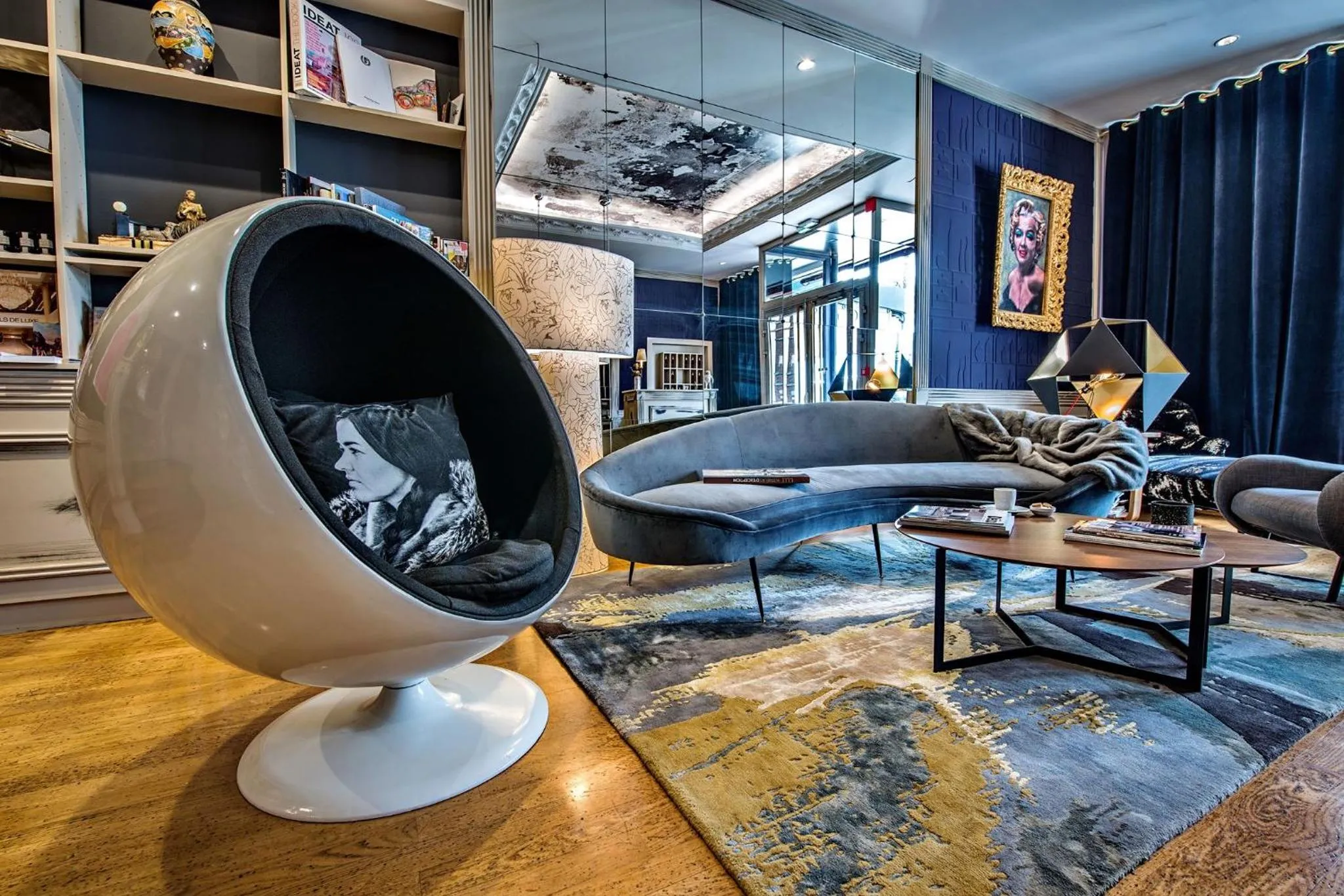 Lobby or reception in Hôtel des Beaux-Arts Toulouse