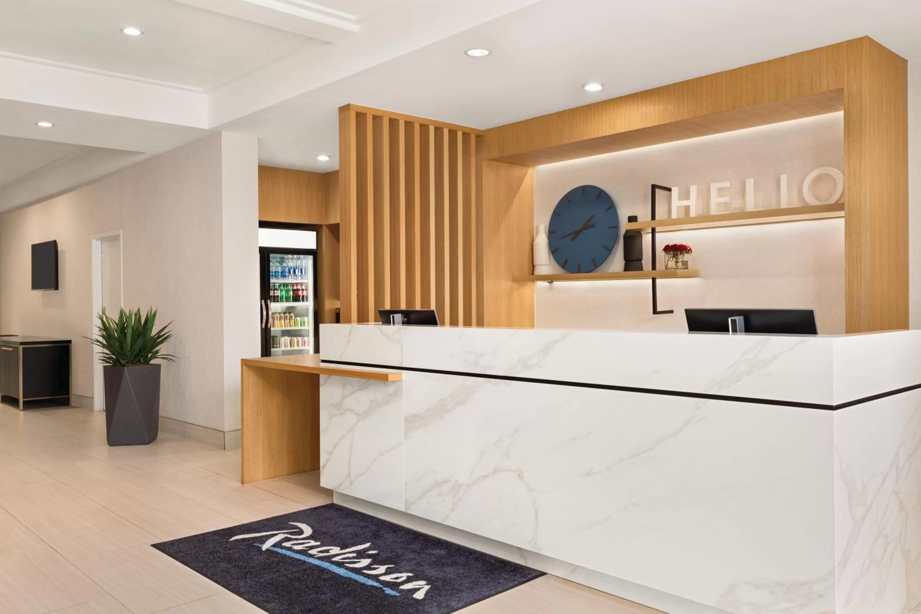 Lobby or reception in Radisson Hotel Seattle Airport