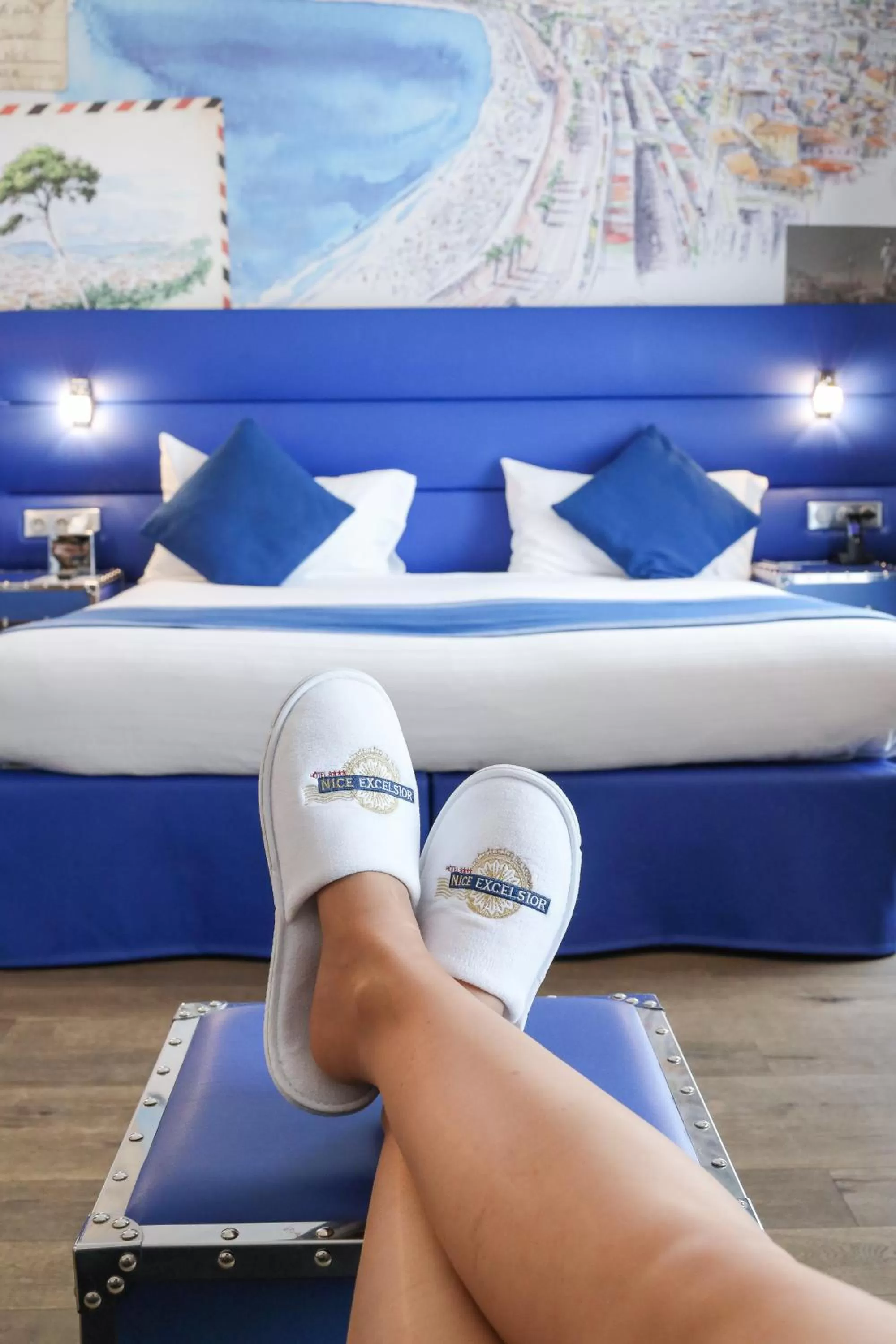 Bedroom, Bed in Nice Excelsior Centre ville by HappyCulture