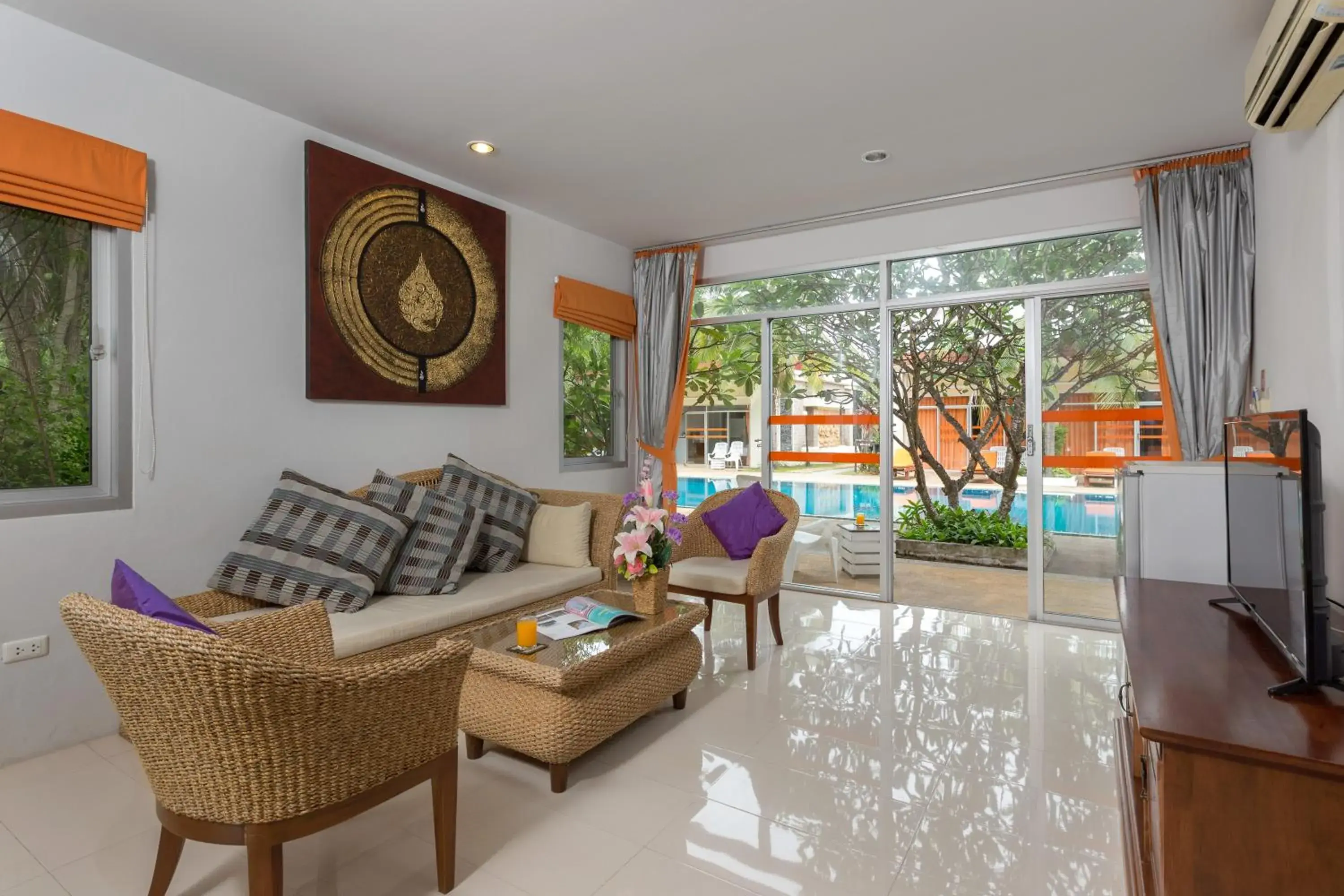 Living room in Phuket Sea Resort SHA Extra Plus Living room in Phuket Sea Resort SHA Extra Plus