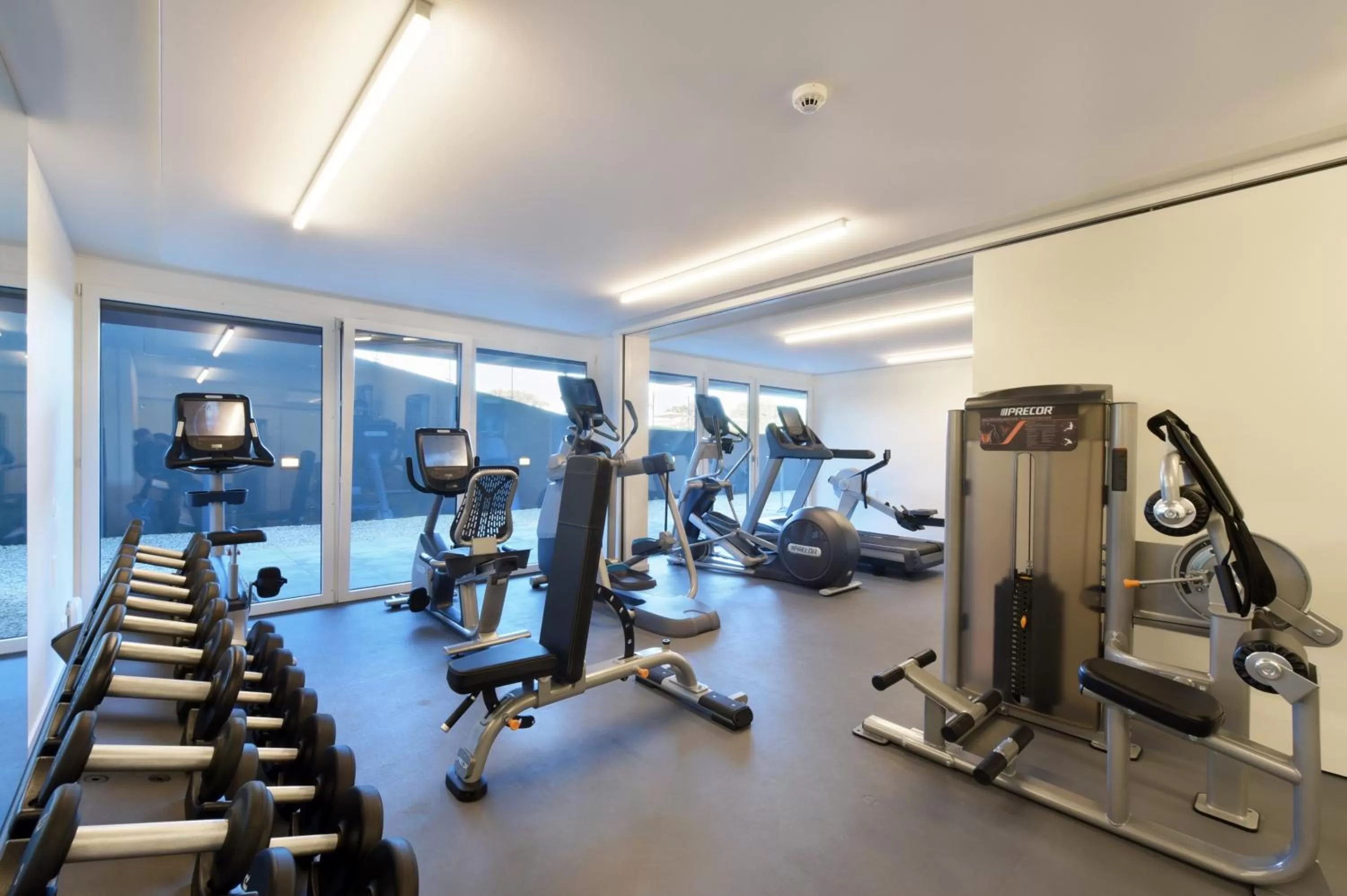 Fitness centre/facilities in HERMITAGE Lake Lucerne - Beach Club & Lifestyle Hotel