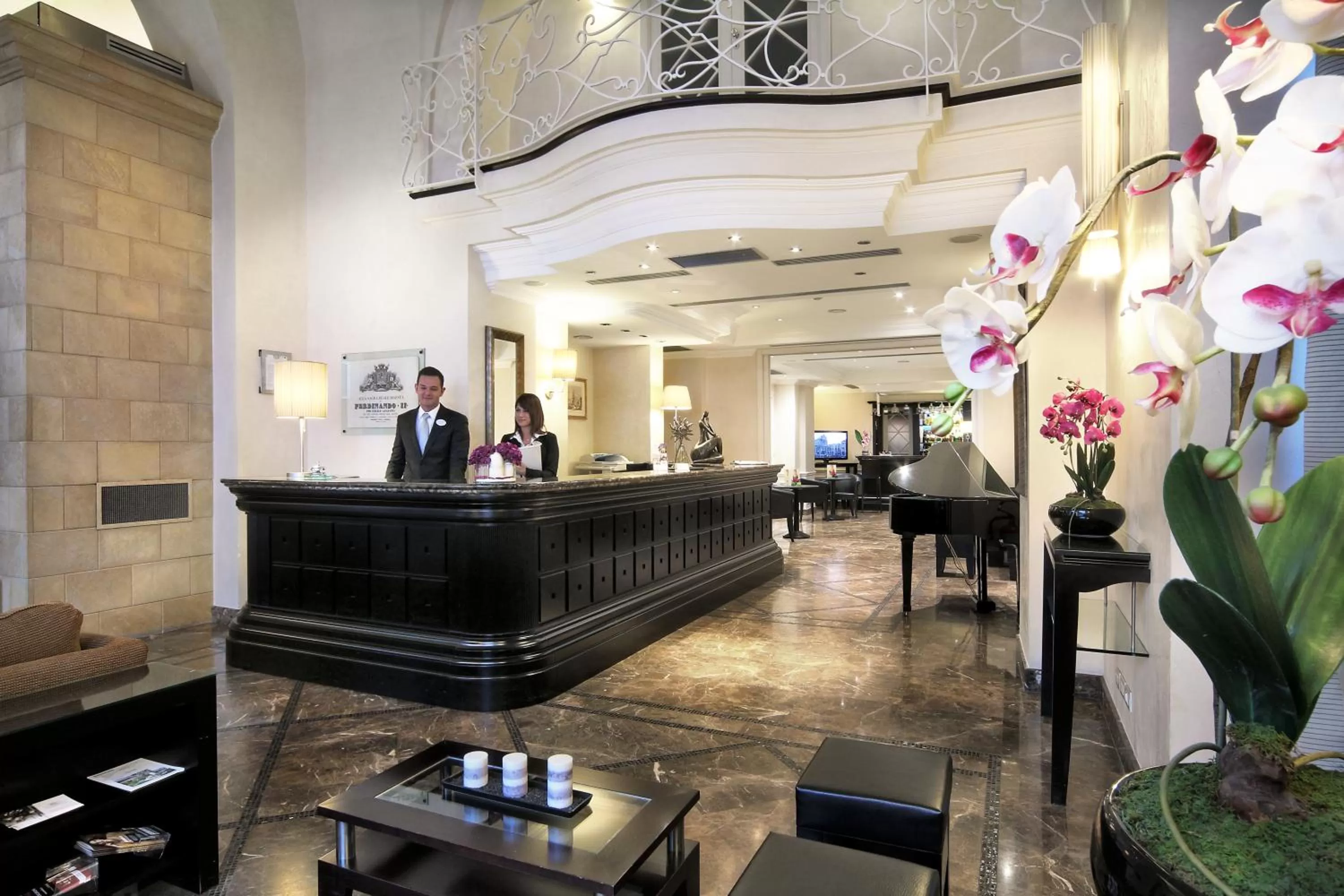 Lobby or reception in Il Principe Hotel Catania