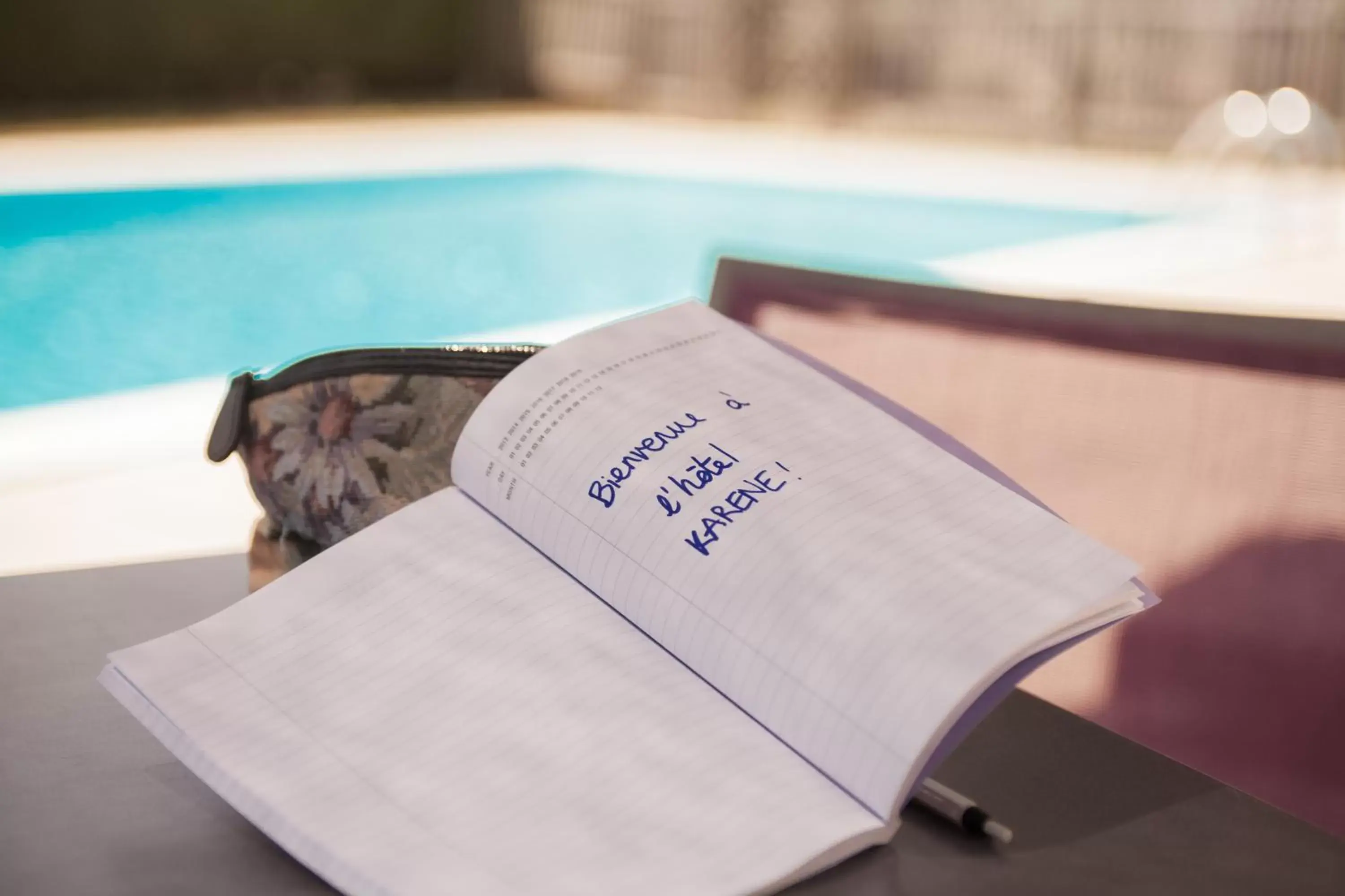 Swimming pool in Hôtel Karène