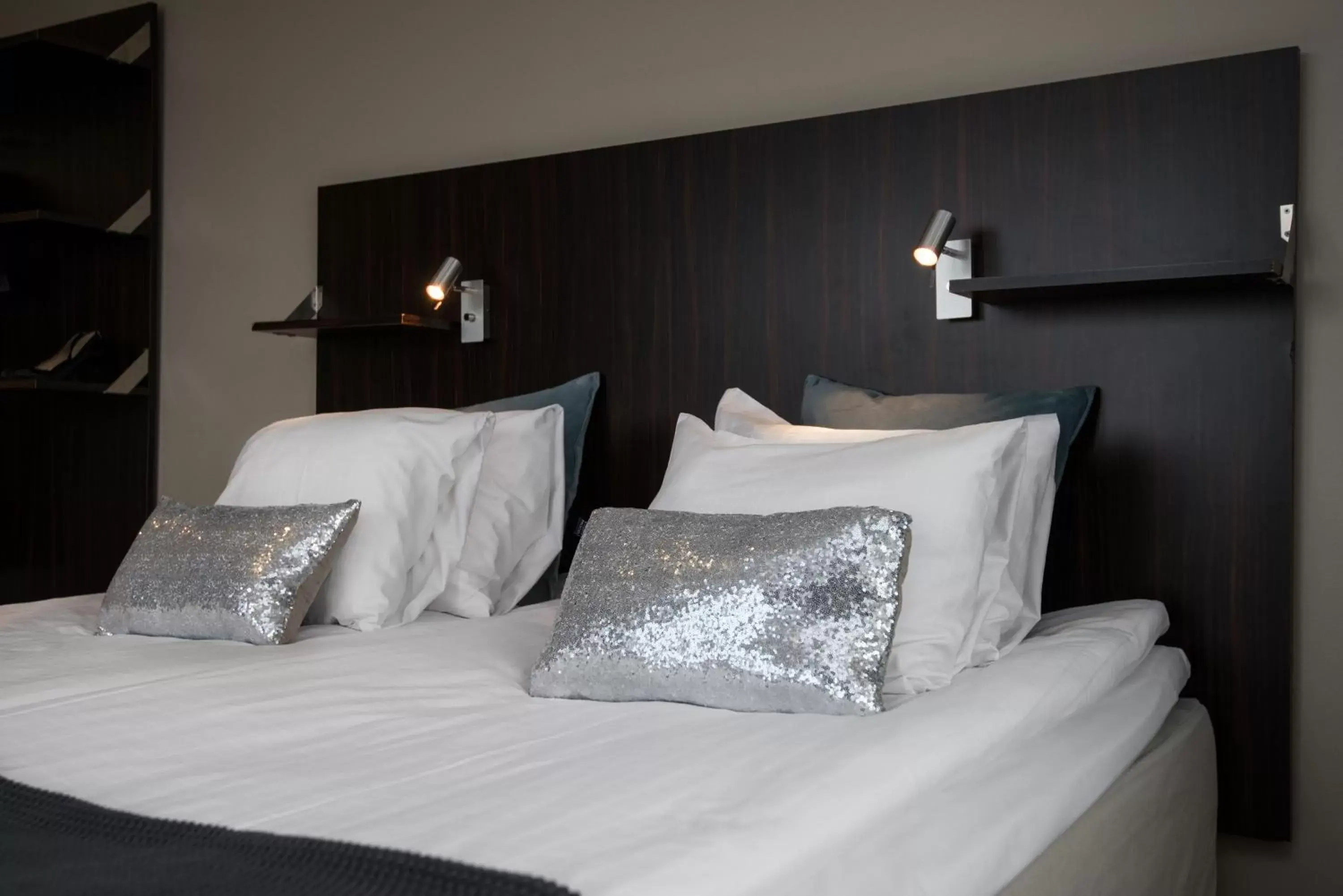 Bedroom, Bed in Hotell Fyrislund