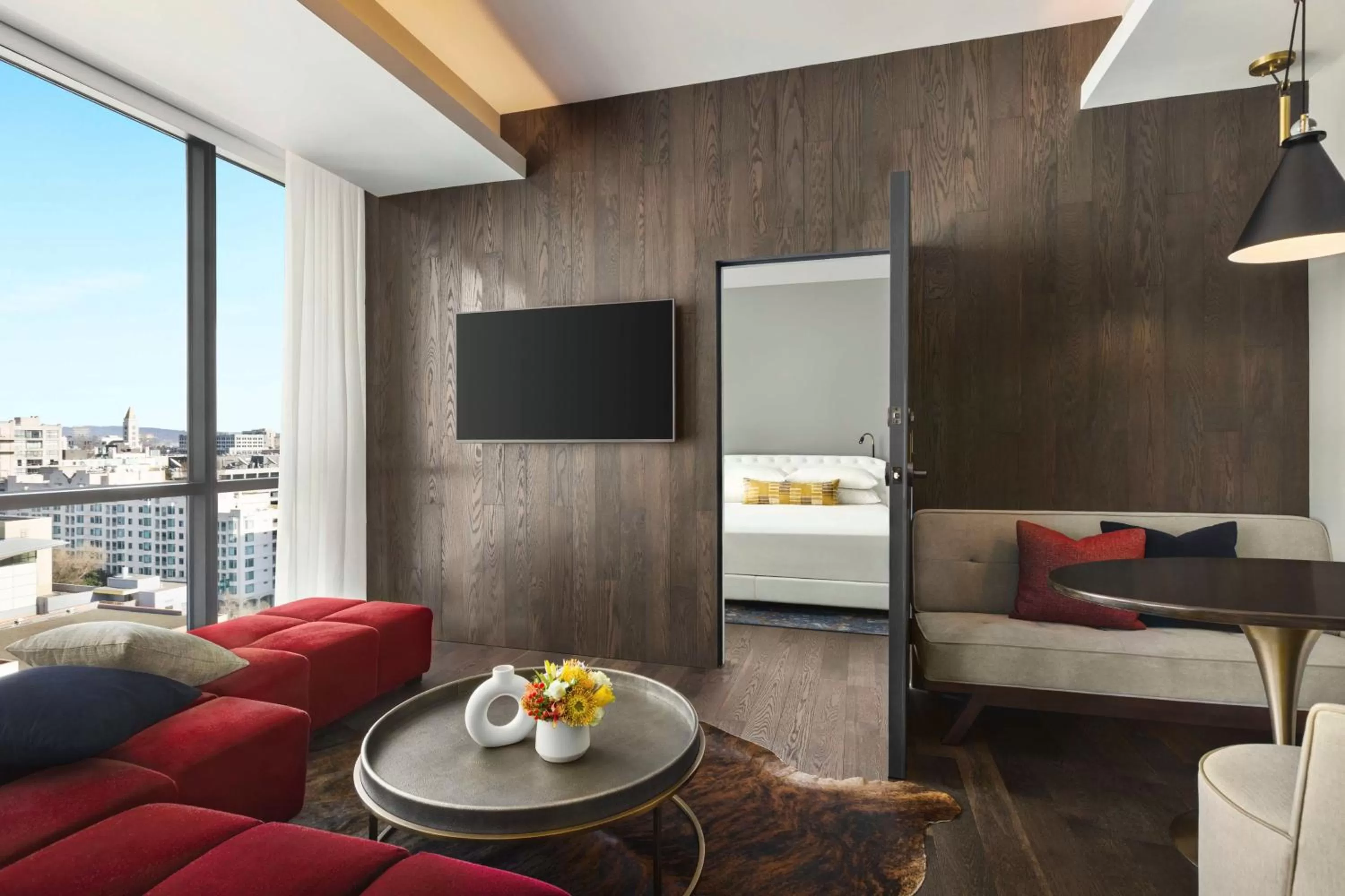 Living room in Canopy by Hilton San Francisco SoMa